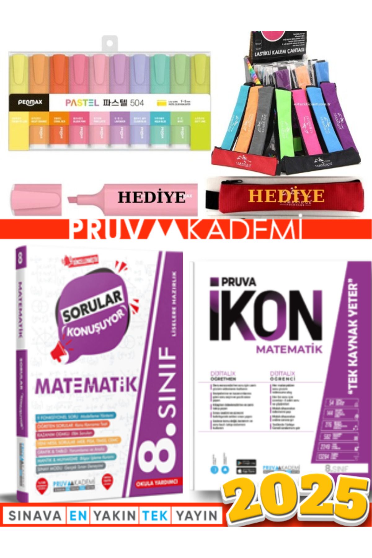 Pruva Akademi 8. SINIFMATEMATİK SORULAR KONUŞ...