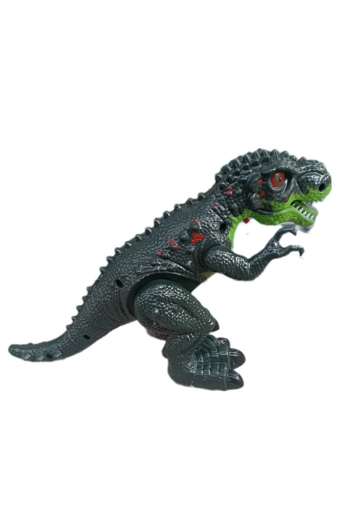 Oyuncak Dinazor Trex Pilli Yürüyen Işıklı Sesli 24 Cm T-rex Dinozor Figür