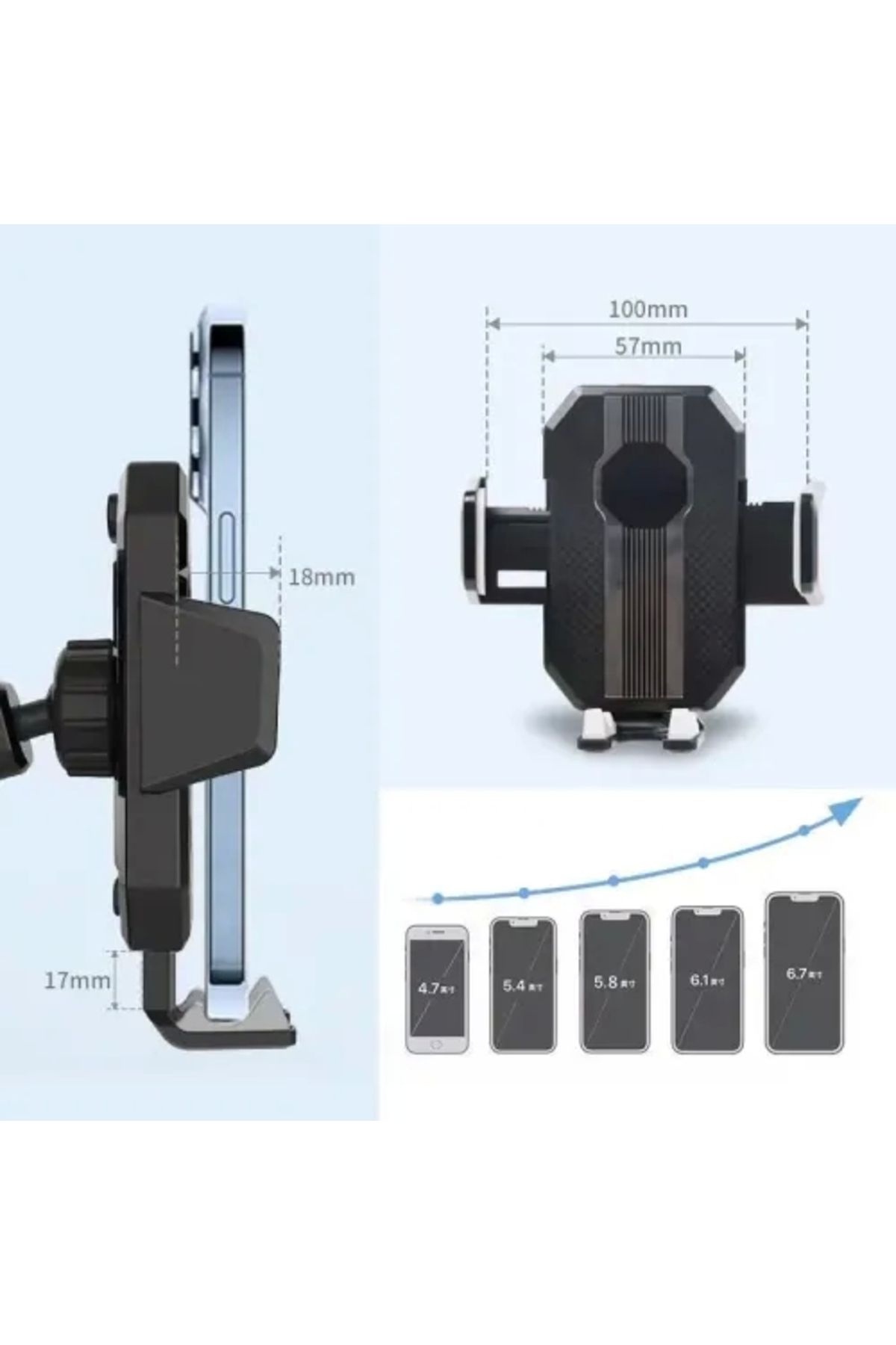 Universal Çok Fonksiyonlu Telefon Tutucu