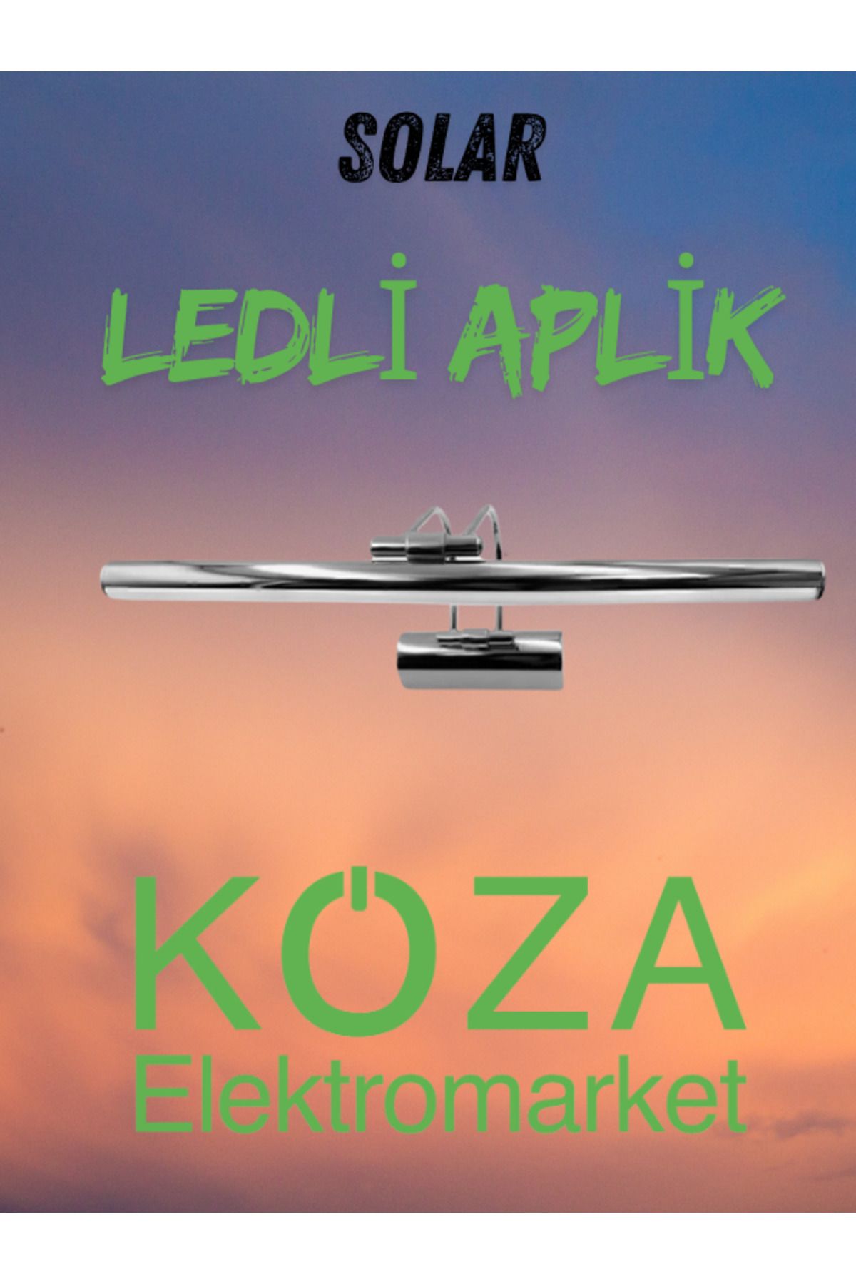 KOZA ELEKTROMARKET Kopya Krom Beyaz Işık Bany...