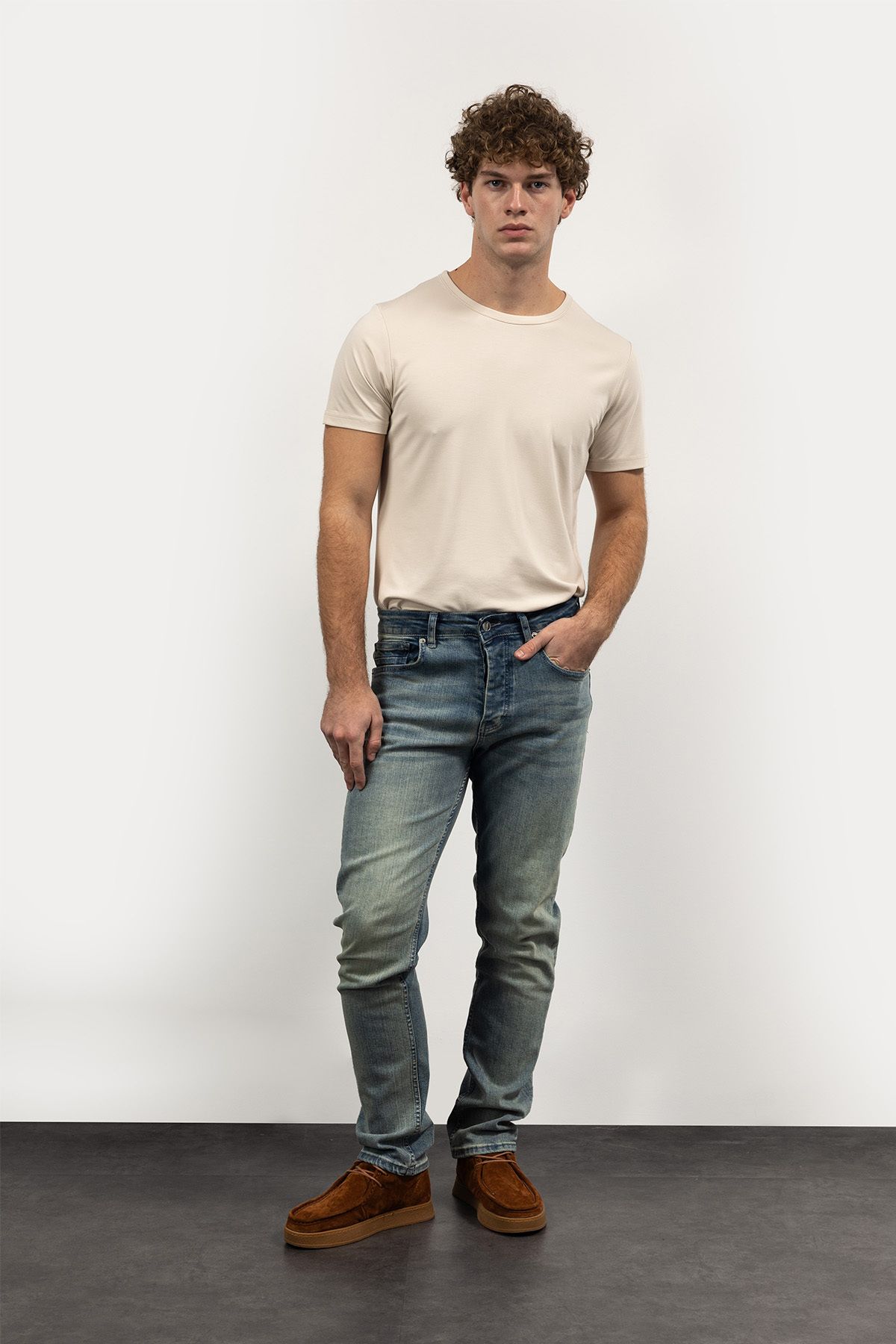 GIESTO BASIC SLIM FIT JEAN -MAVİ