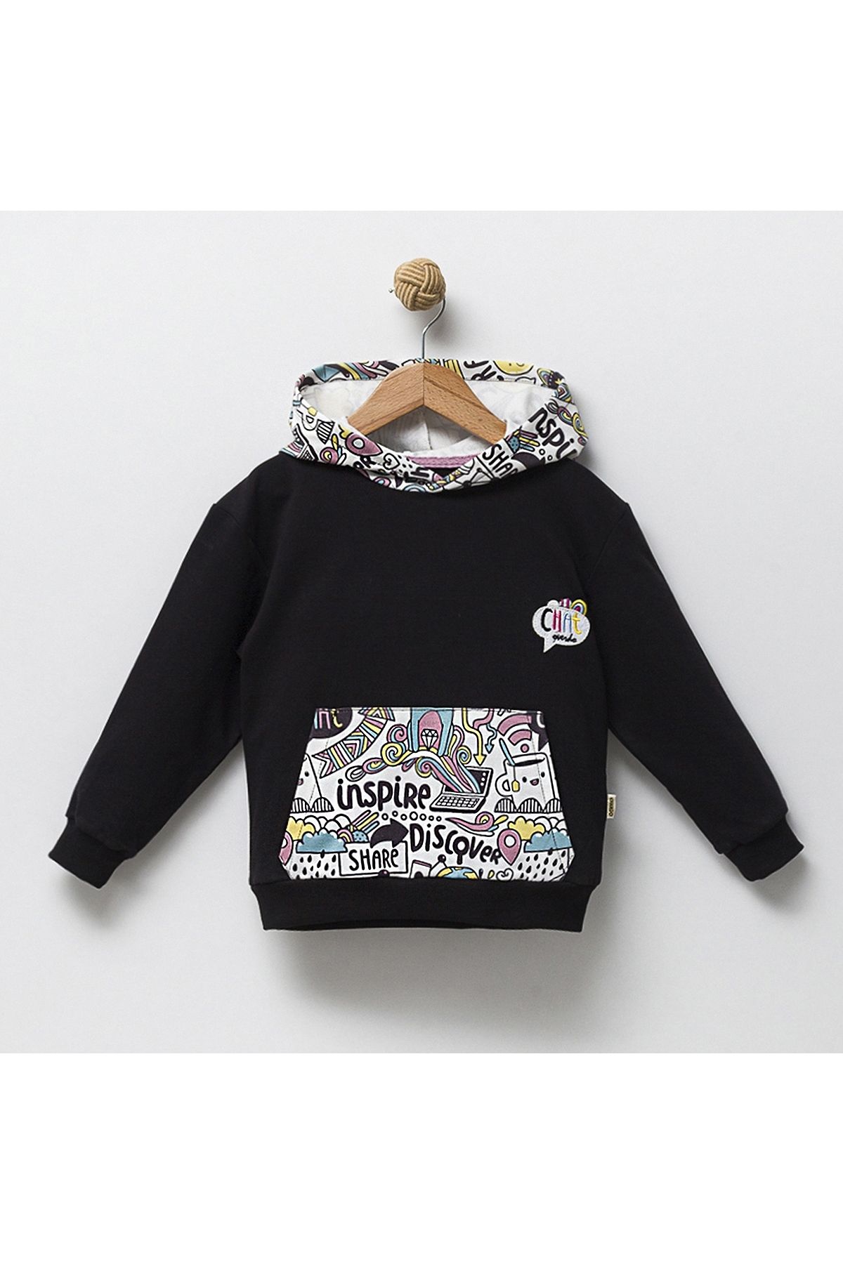 NoraKidsKapüşonlu ÇocukSweatshirt Unisex 2 İp