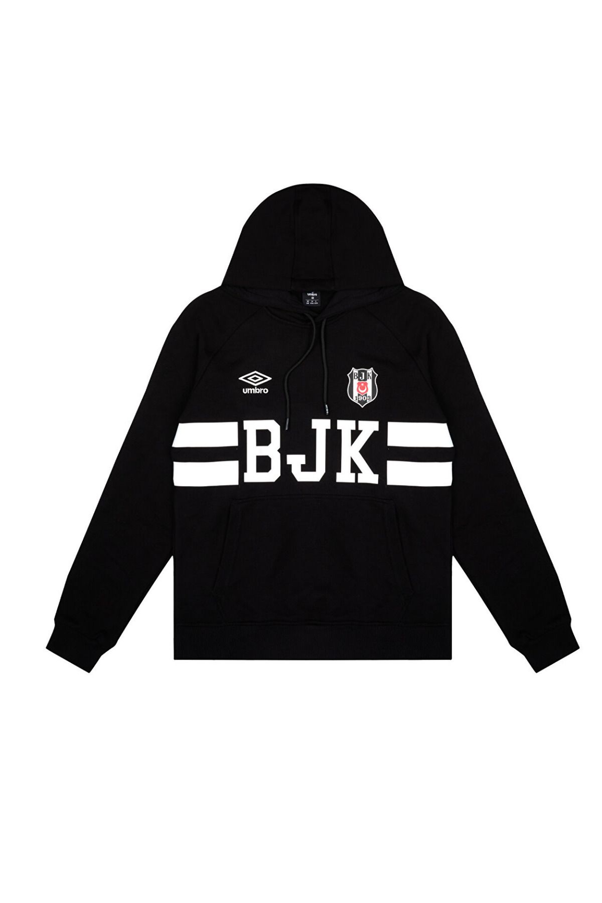 Kapüşonlu Erkek Siyah Basketbol Sweatshirt 2024/25