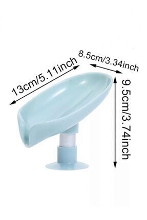 Vantuzlu Banyo Sabun Tutucu Kaymaz Dranej Sabunluk Banyo Su Giderli Plastik Banyo Sabunluğu Kaymaz Image 7