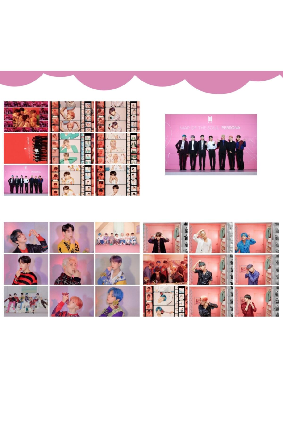 Kpop Dünyasi Bts '' Map Of The Soul : Persona '' Fotokart Seti