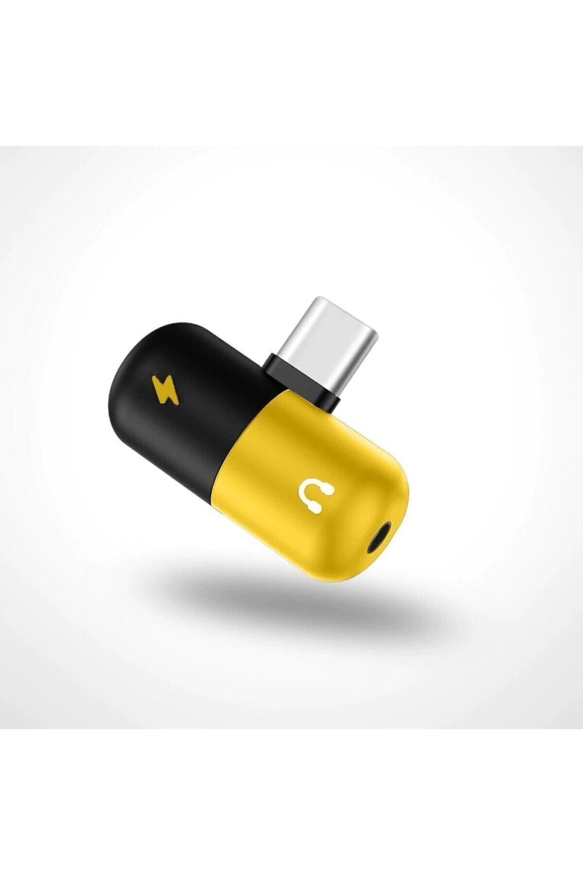 Paleon Type-c To Aux 3.5mm Stereo Kulaklık Çevirici Dönüştürücü Adaptör Usb-c Şarj Çoğaltıcı Adaptör