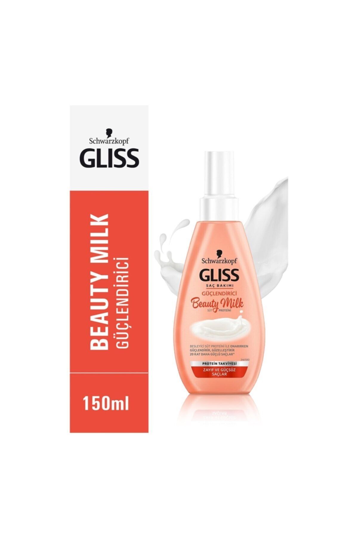 Gliss Beauty Milk Sıvı Saç Kremi Zayıf Ve Güçsüz Saçlar 150ml