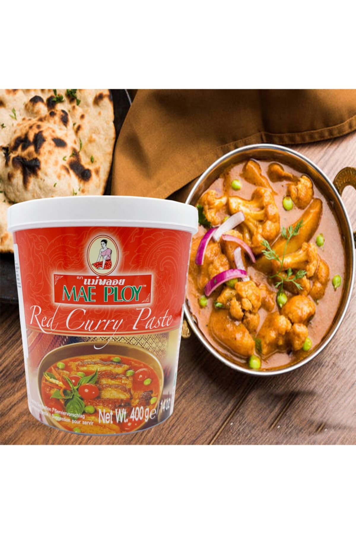 Mae Ploy 400g--red Curry/kırmız Köri Ezmesi