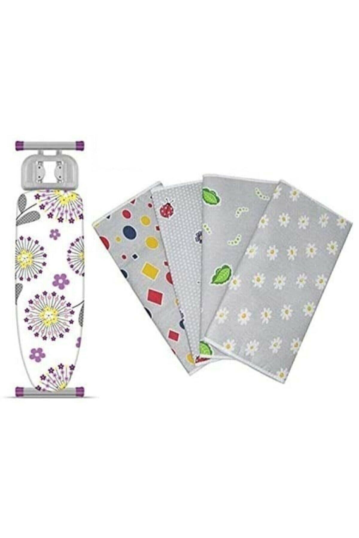 Olgun Home Yanmaz Ütü Masası Bezi Kılıfı 50x140 Cm Özel Keçeli Ütü Masası Kılıfı Lastikli
