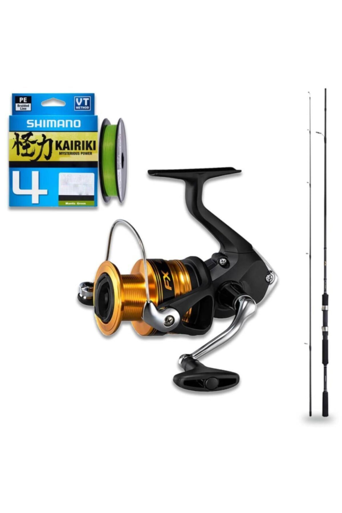 Shimano Fx 4000fc + Fx Xt 240cm 10-30g Spin Olta Seti