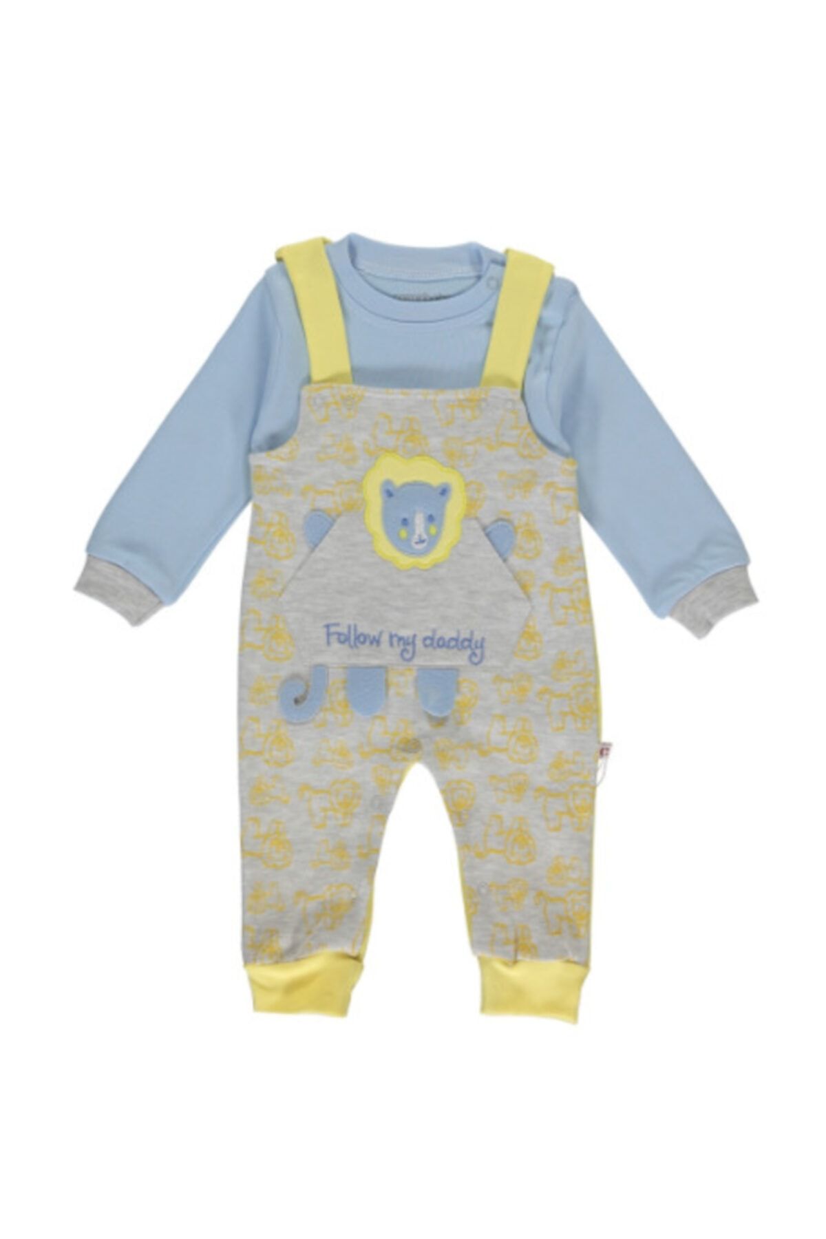 Carmin Baby Erkek Bebe Salopet Takım