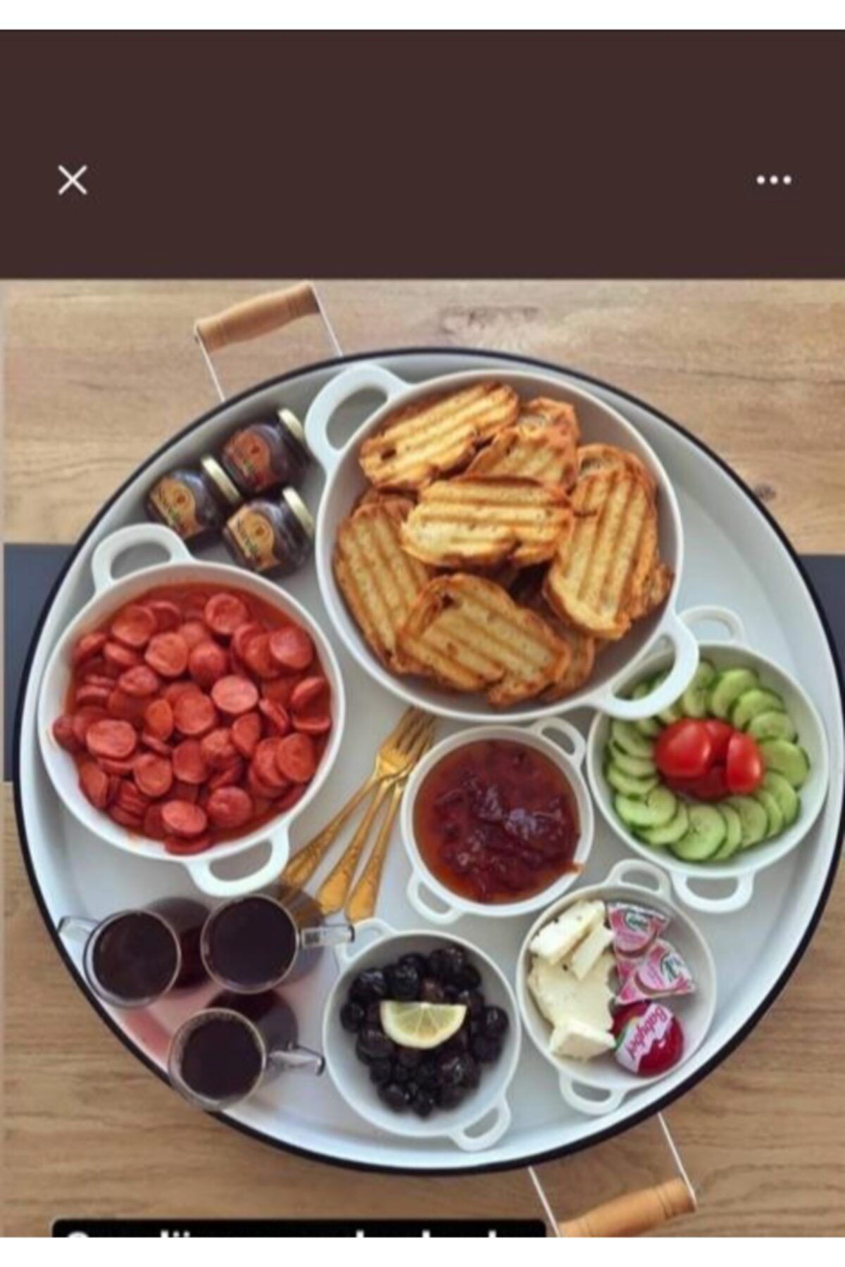 elif aksesuar Emaye Kulplu Sini 51 Cm