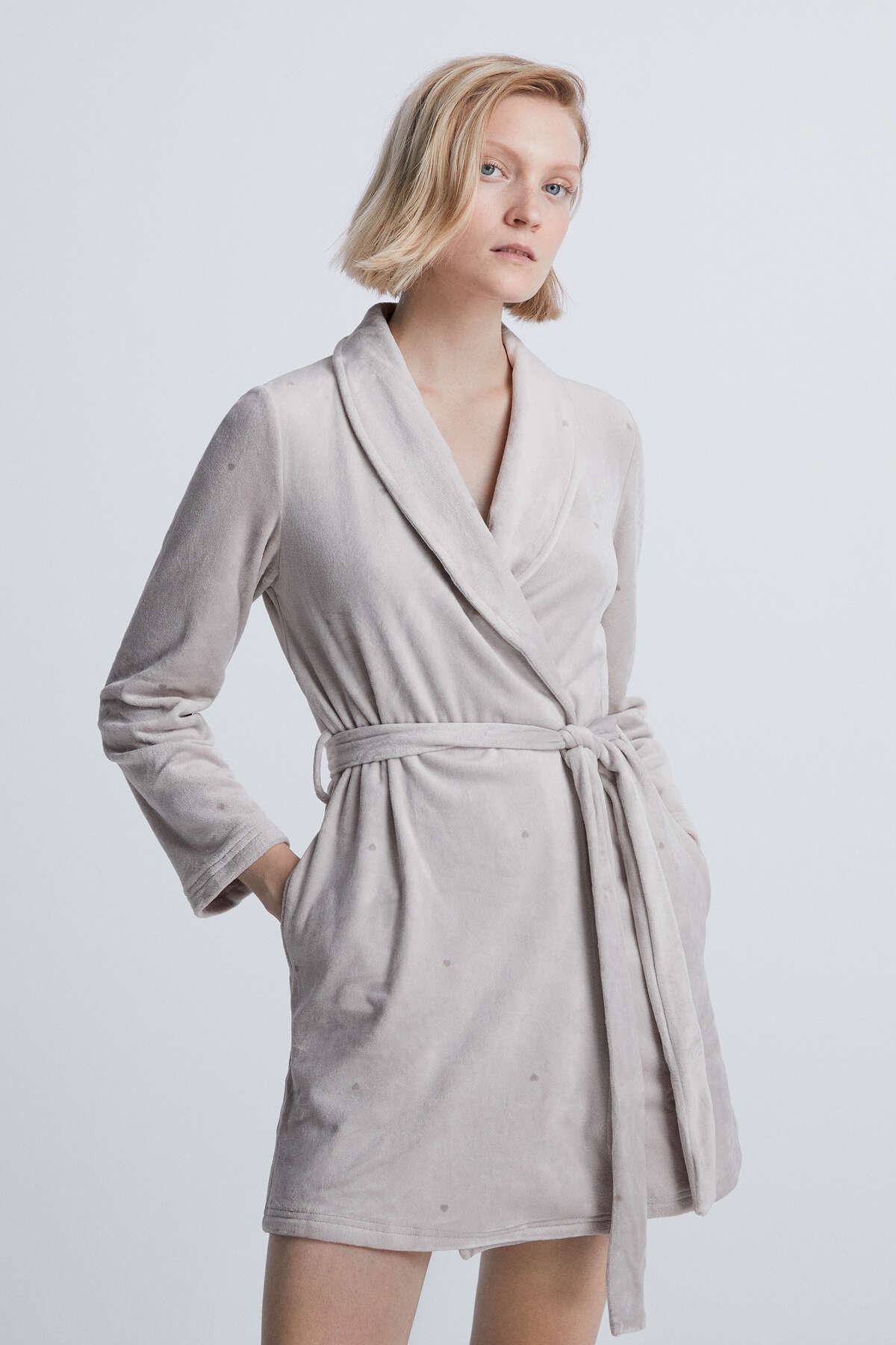 Oysho Kalpli Yumuşak Sabahlık