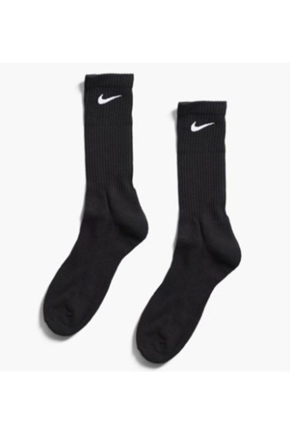 Sportmence 1 Adet Siyah Uzun Performance Tenis Çorap