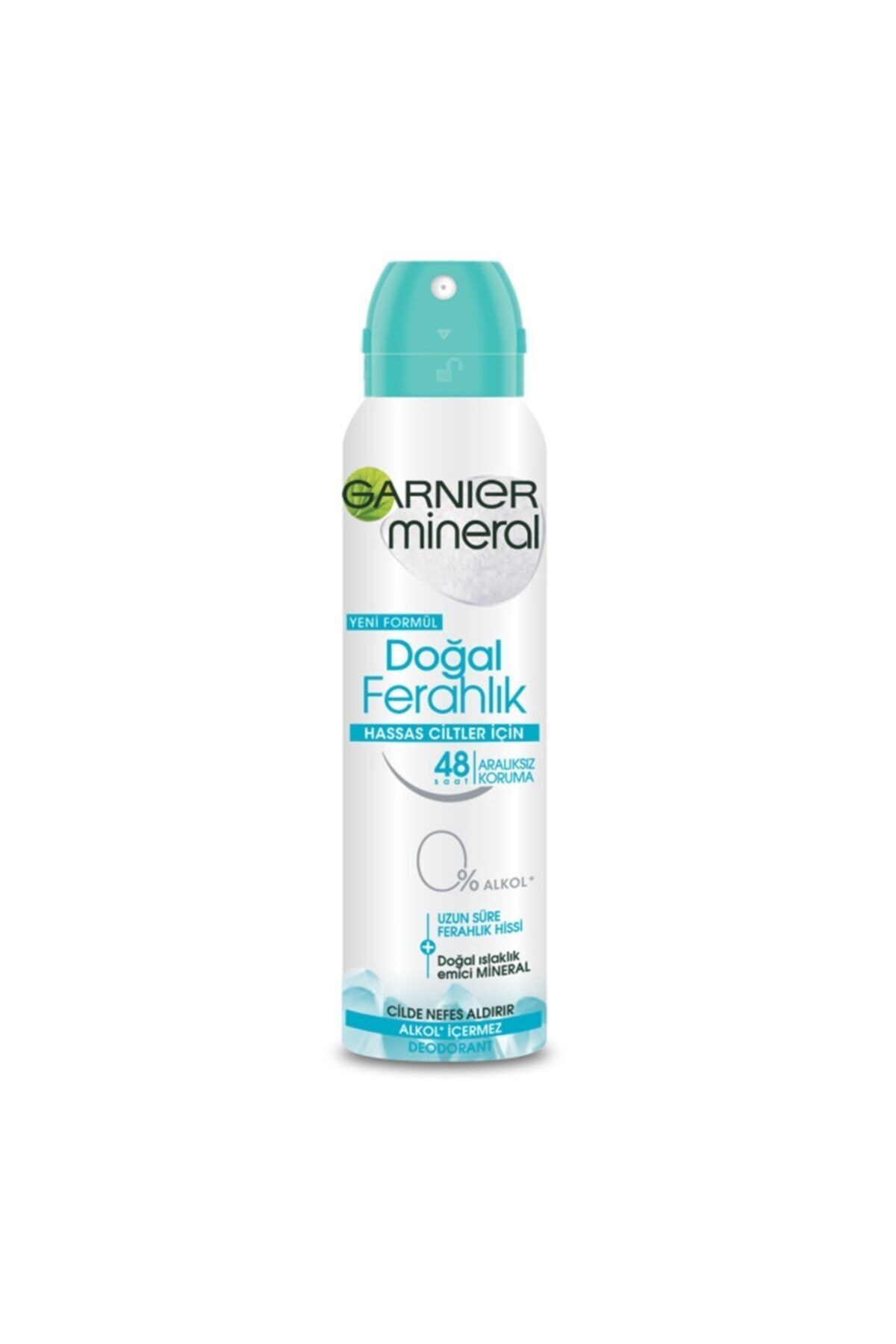 Garnier Kadın Deo Sprey Doğal Ferahlık Pudrasız 150 Ml