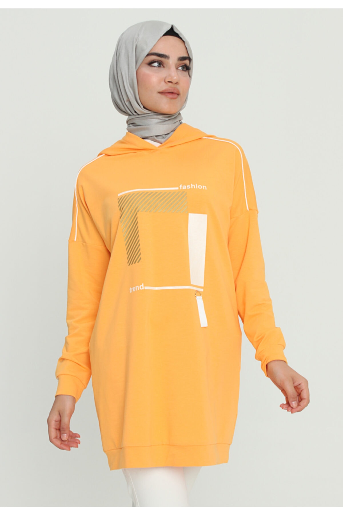 Setrms Oranj Biye Detay Baskılı Eşofman 2124110