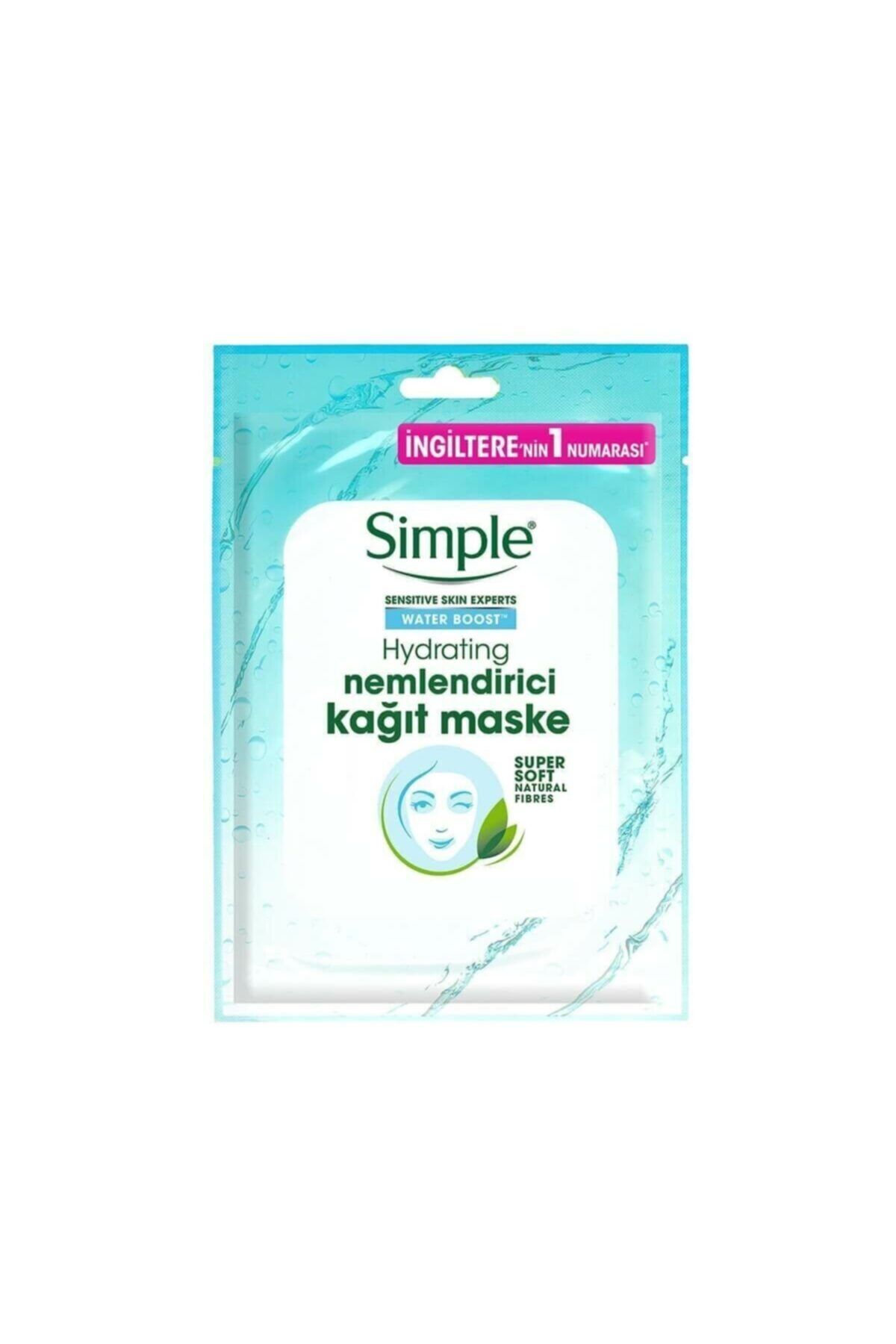 Simple Water Boost Hydrating Nemlendirici Kağıt Maske