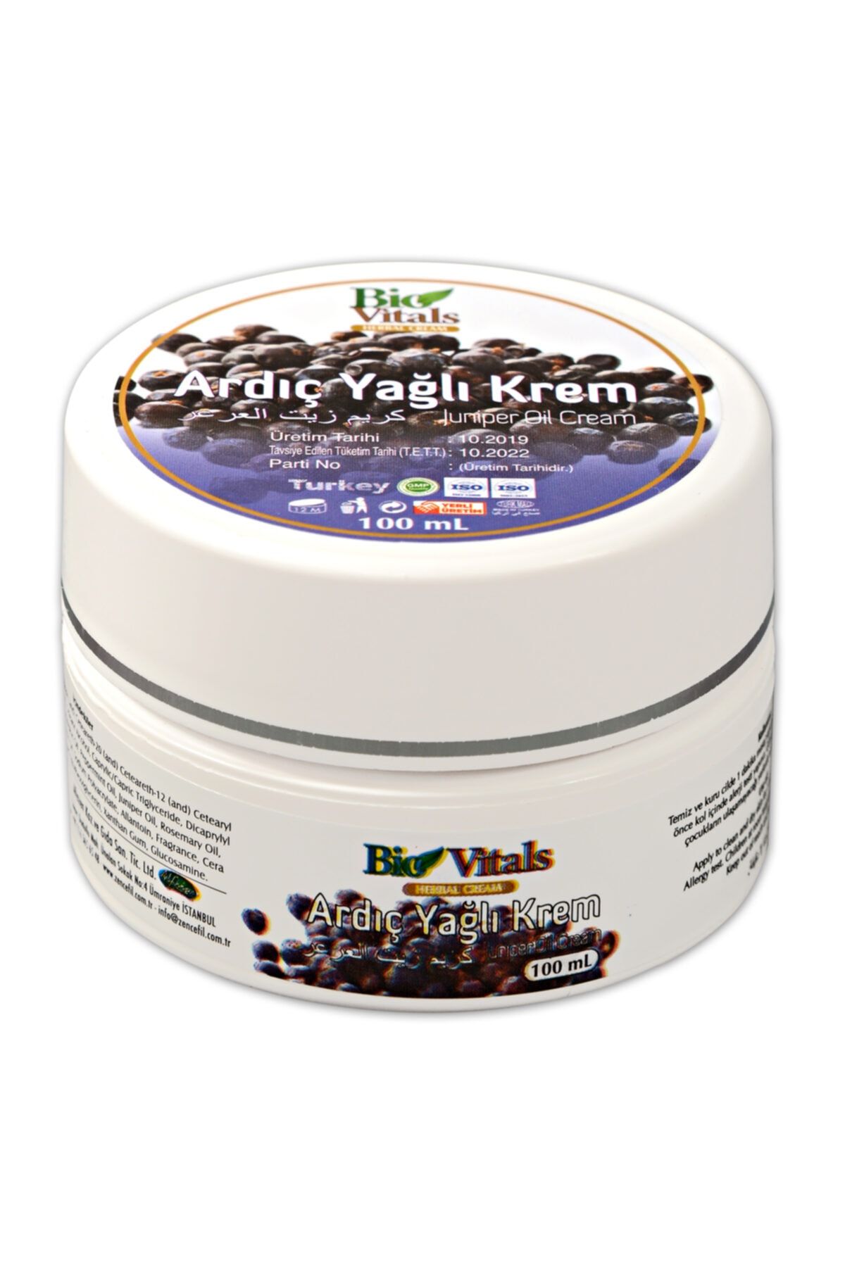 Bio Vitals Ardıç Yağlı Krem 100ml