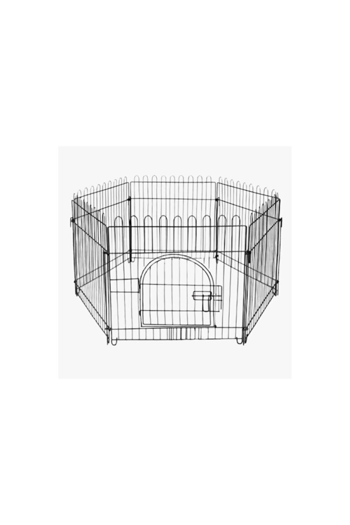PET BOSS Zampa Köpek Çiti Siyah Metal 60 Cm X 65 Cm