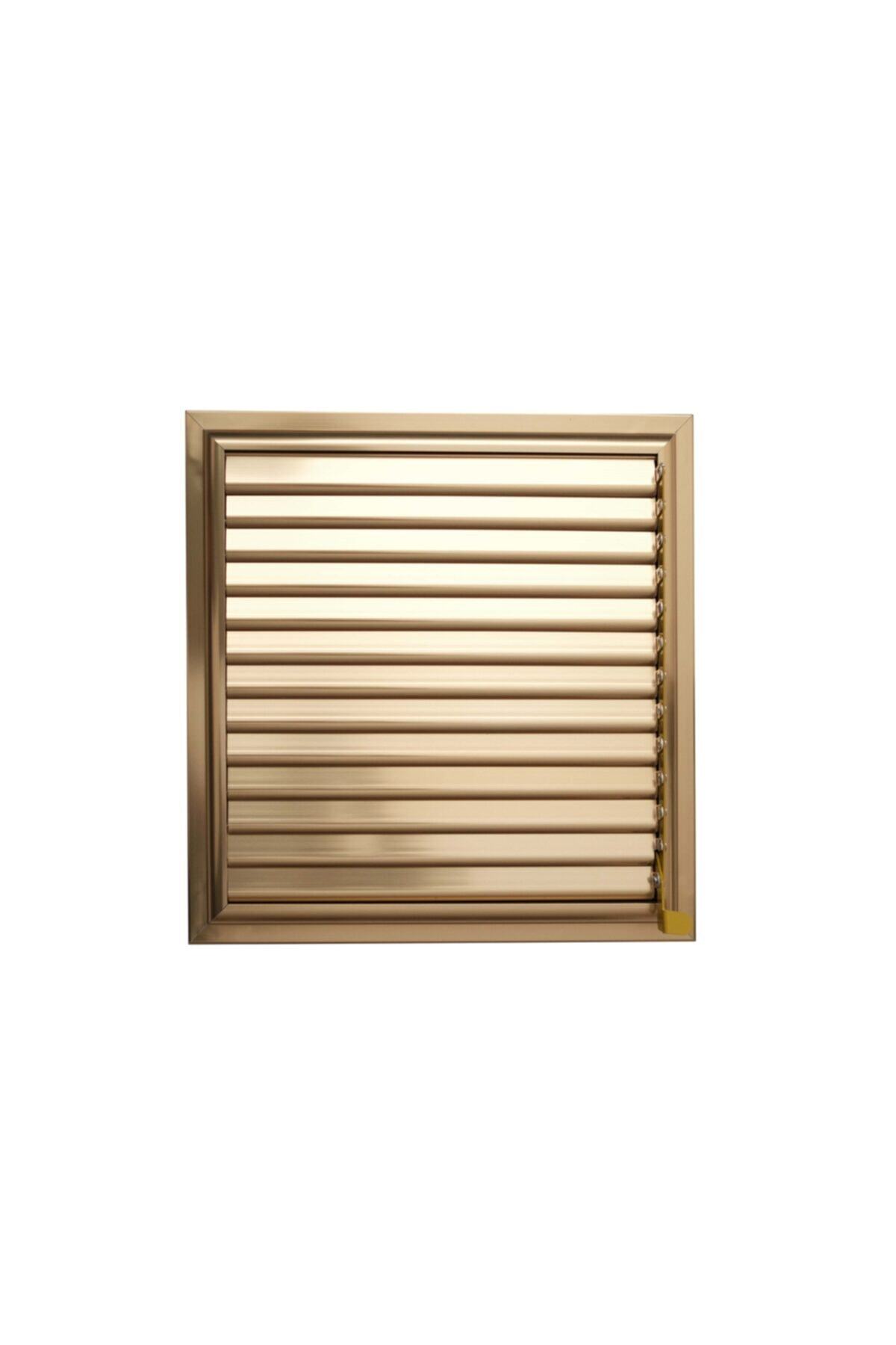 ALÜPAN Altın Krom 25x65 Alüminyum Menfez Banyo Wc Havalandırma Panjur
