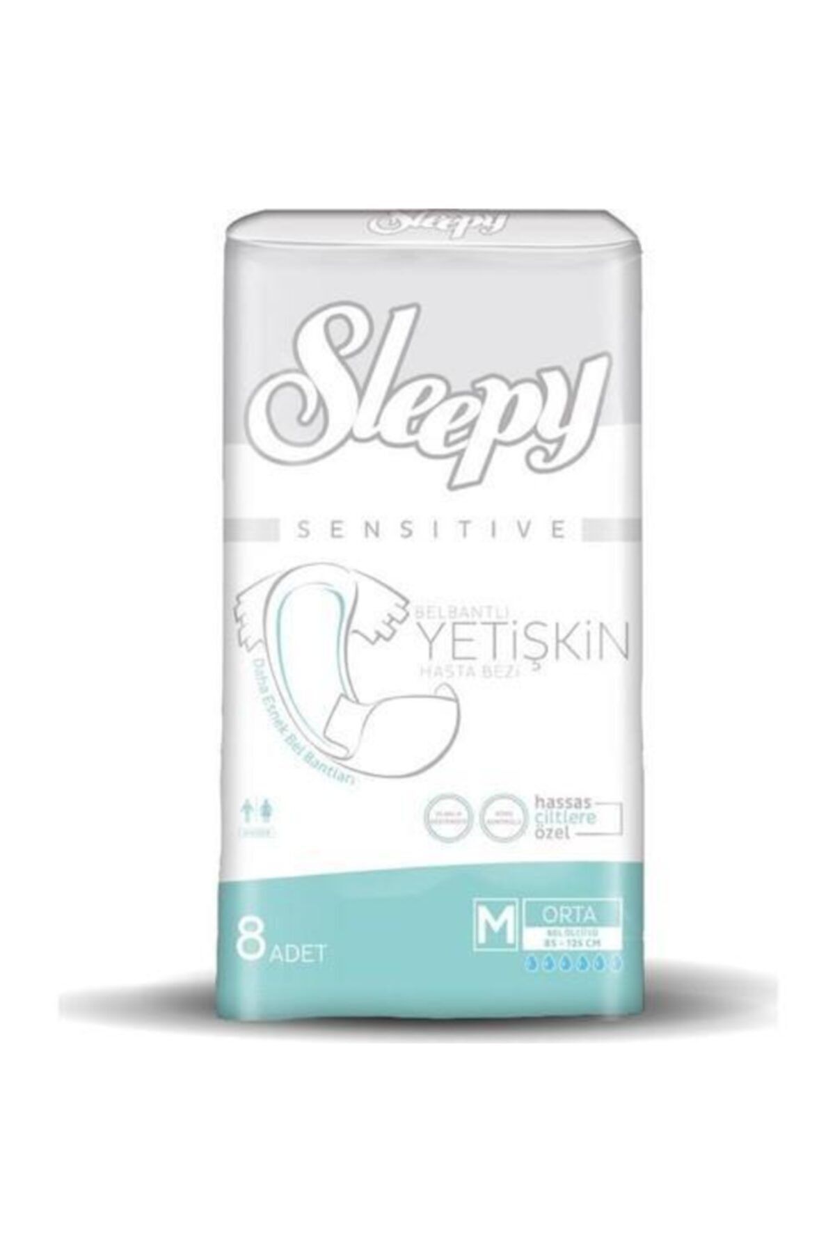 Sleepy Hasta Bezi Sensitive M Beden 8 Adet