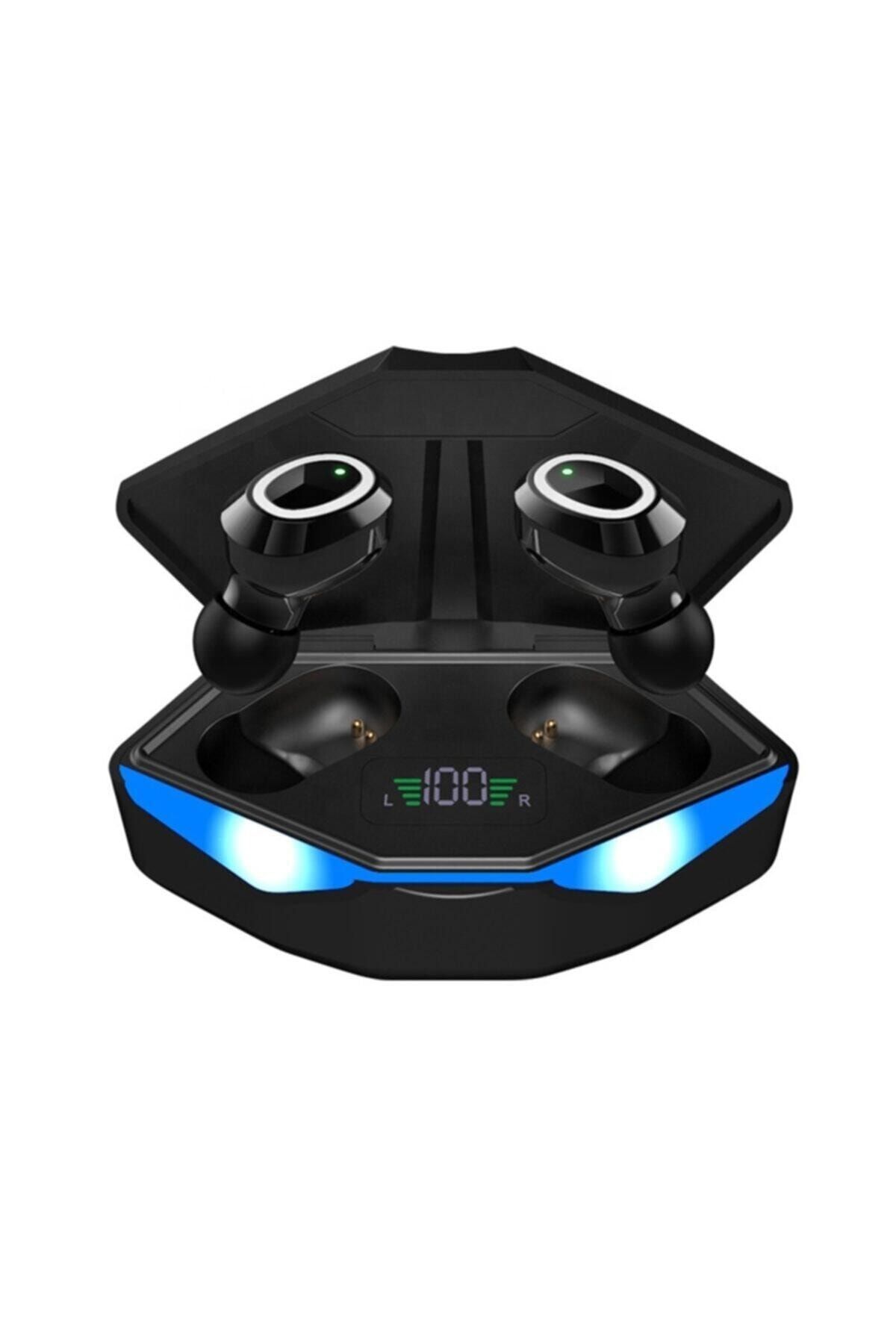 Teknoloji Gelsin Bluetooth Kablosuz Oyuncu Kulaklığı Kulakiçi Işıklı Göstergeli Gaming Kulaklık