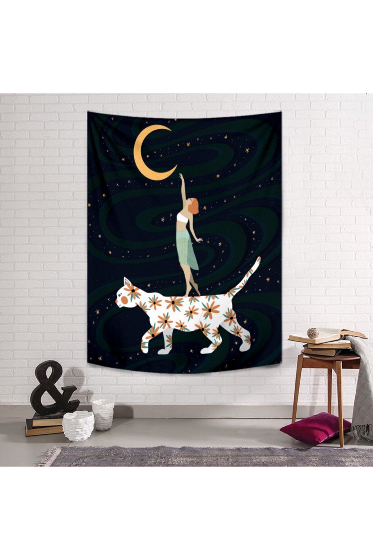 PASAJ HOME Touch Moon Duvar Örtüsü