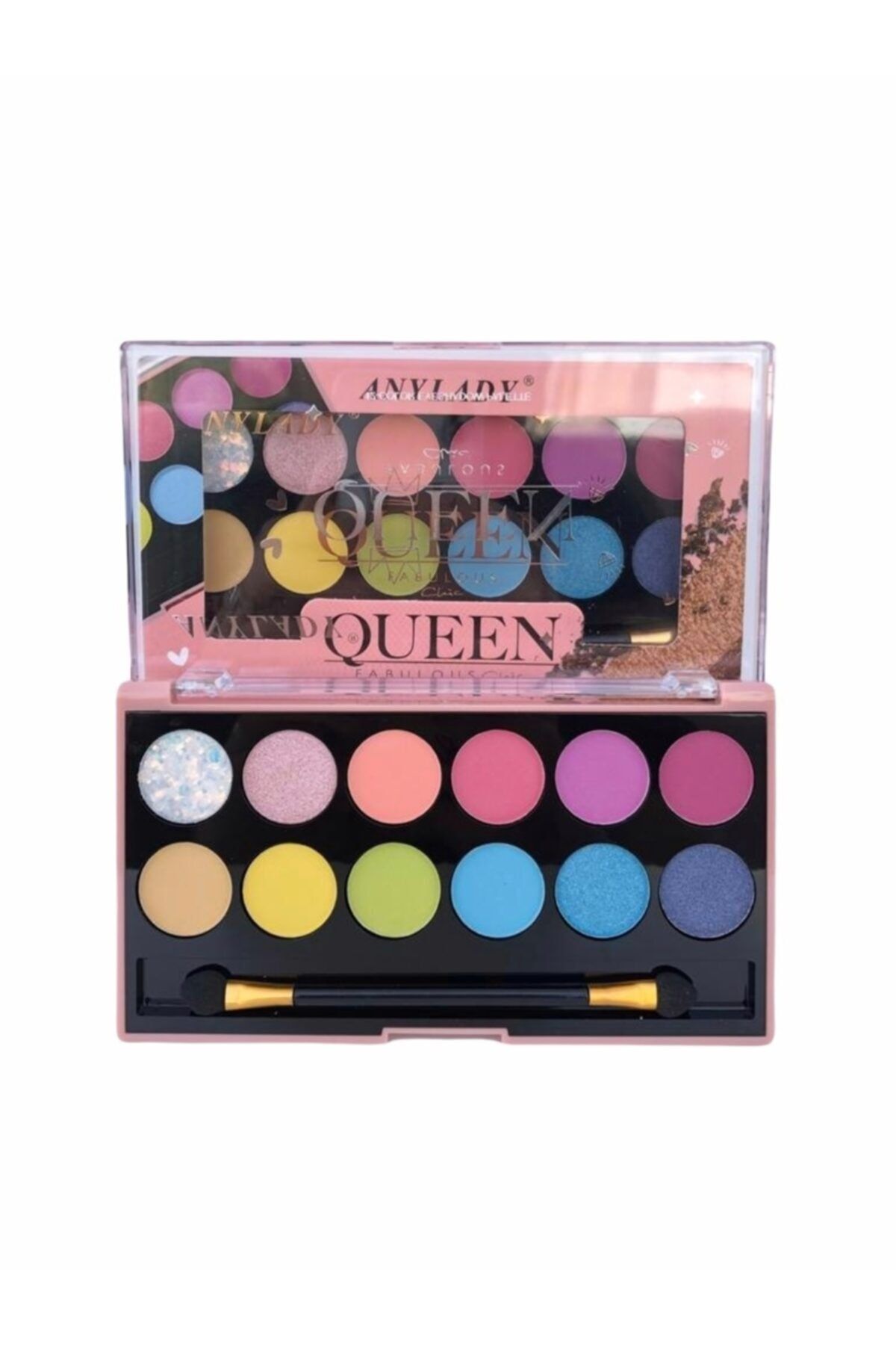 Roesıa Rose Cosmetics Anylady Queen 12'li Göz Far Paleti