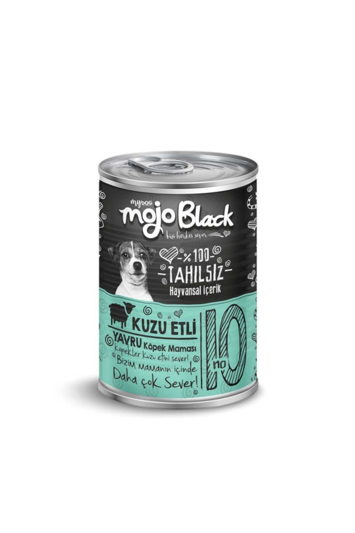 Petzanya Mydog Mojo Black Kuzu Etli Yavru Köpek Konservesi 415 Gr