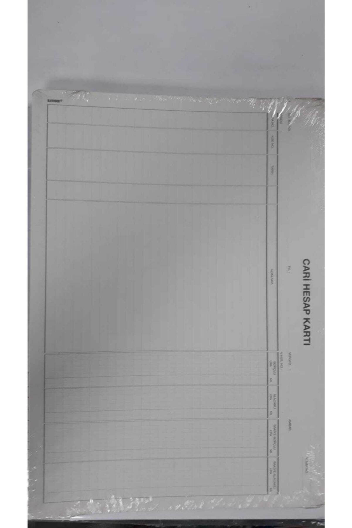 Bayındır Büyük Cari Hesap Kartı Yatay 245mmx345mm