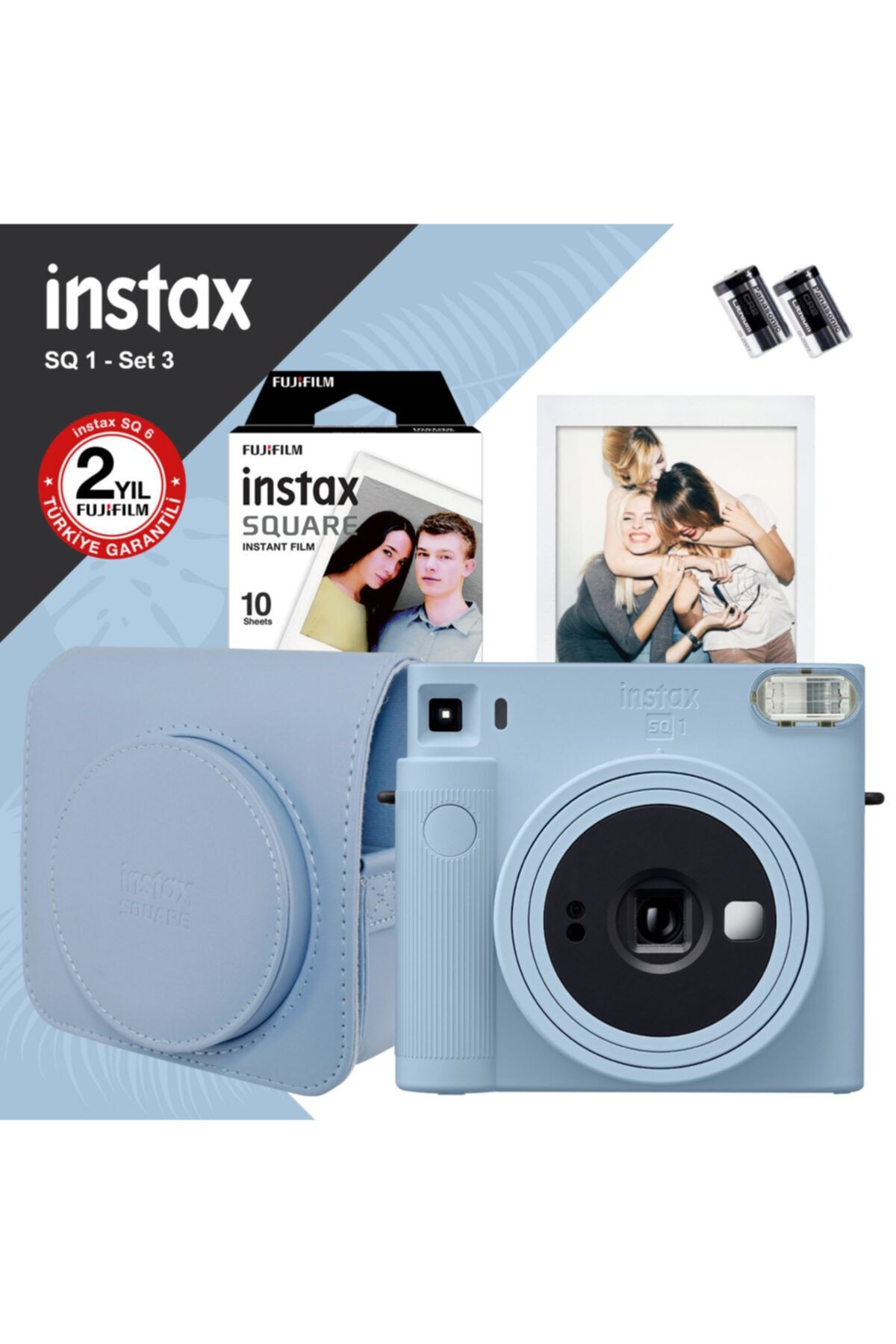Fujifilm Instax Sq1 Buz Mavi Fotoğraf Makinesi Ve Hediye Seti 3