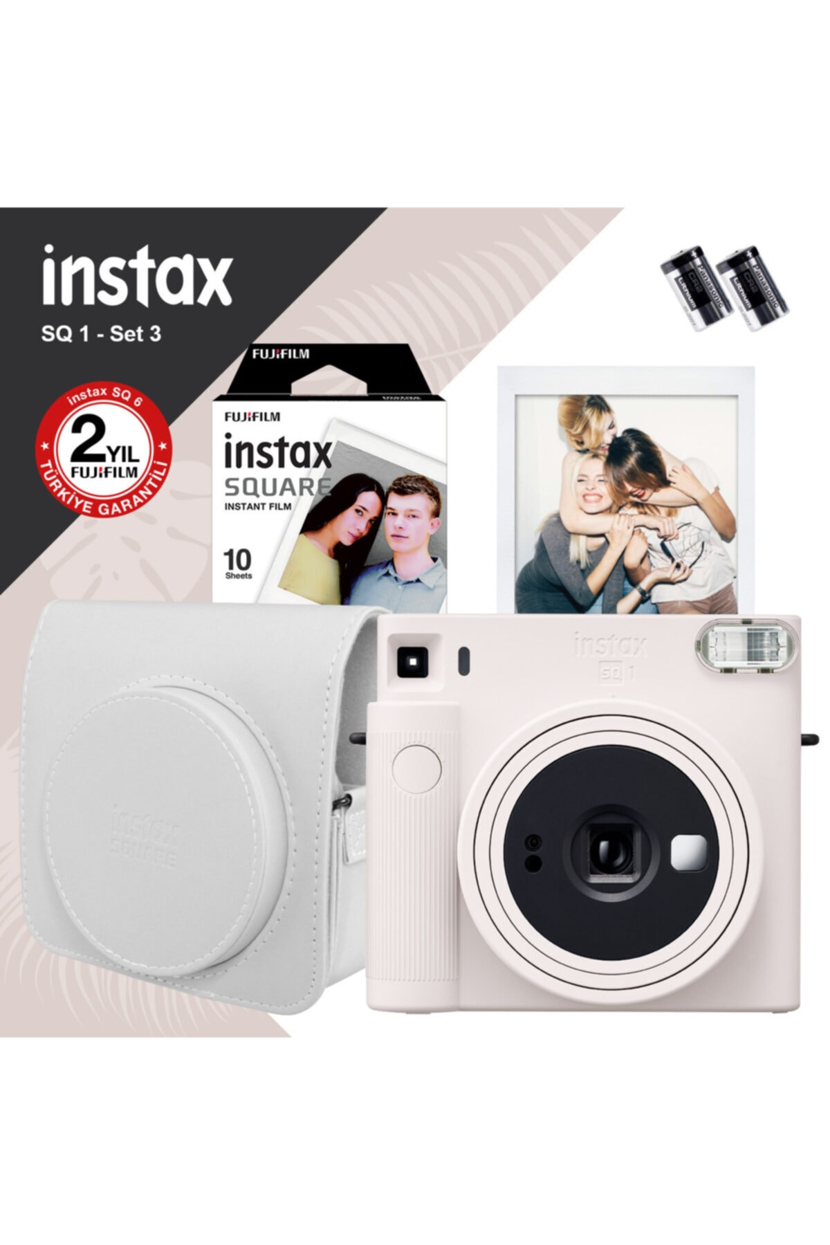 Fujifilm Instax Sq1 Beyaz Fotoğraf Makinesi ve Hediye Seti 3
