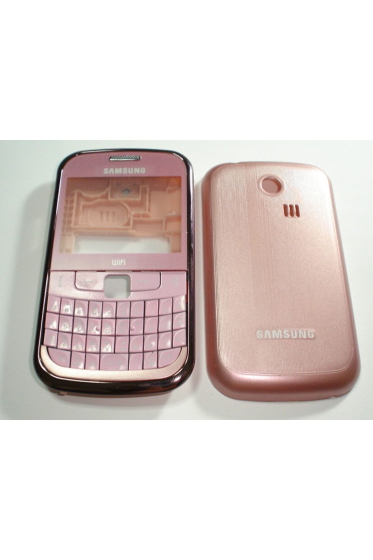 Nostaljik Samsung S3350 S3353 Kasa Kapak Ve Tuş Takımı Pembe