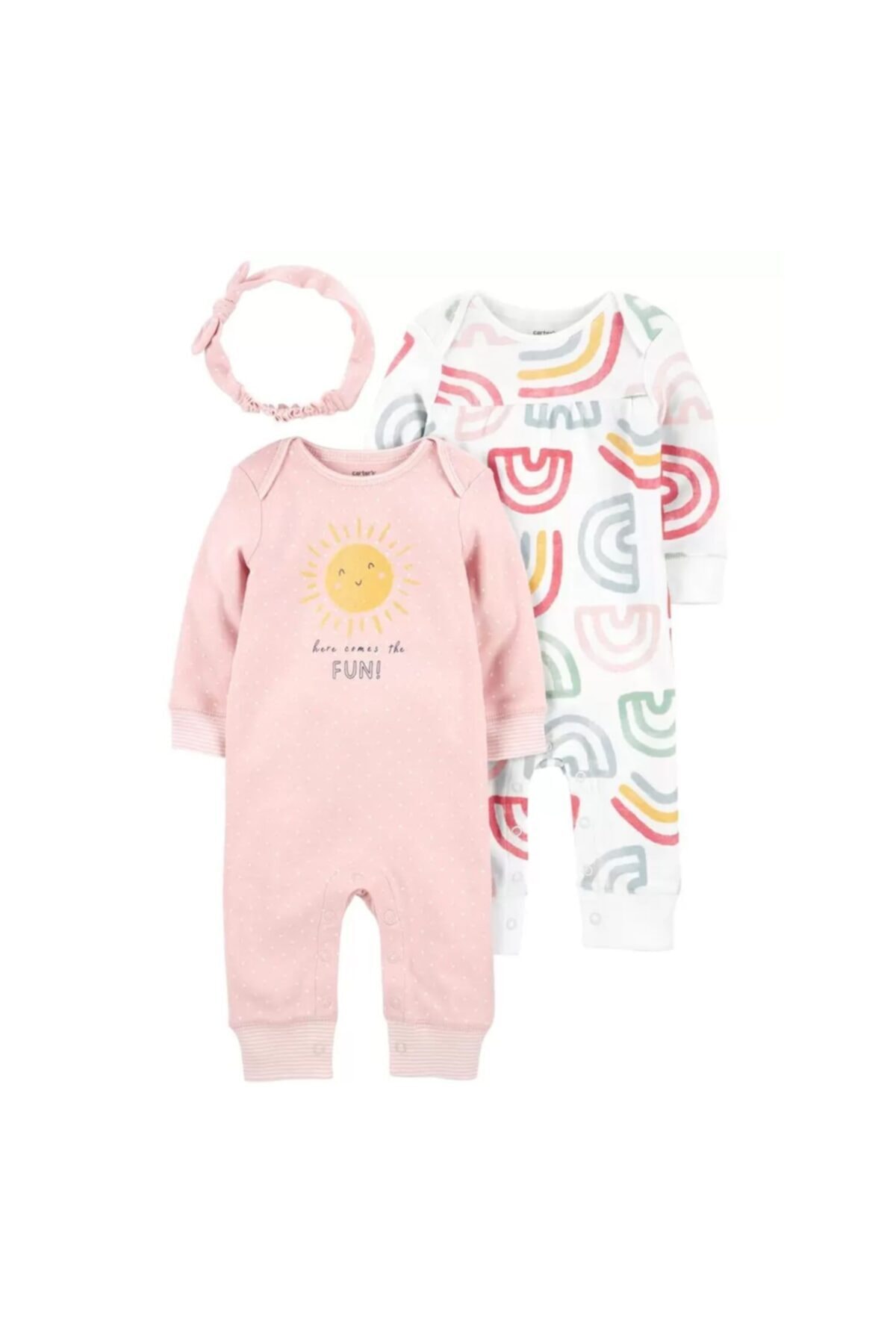 Carter's 3'lü Kız Bebek Tulum Takımı