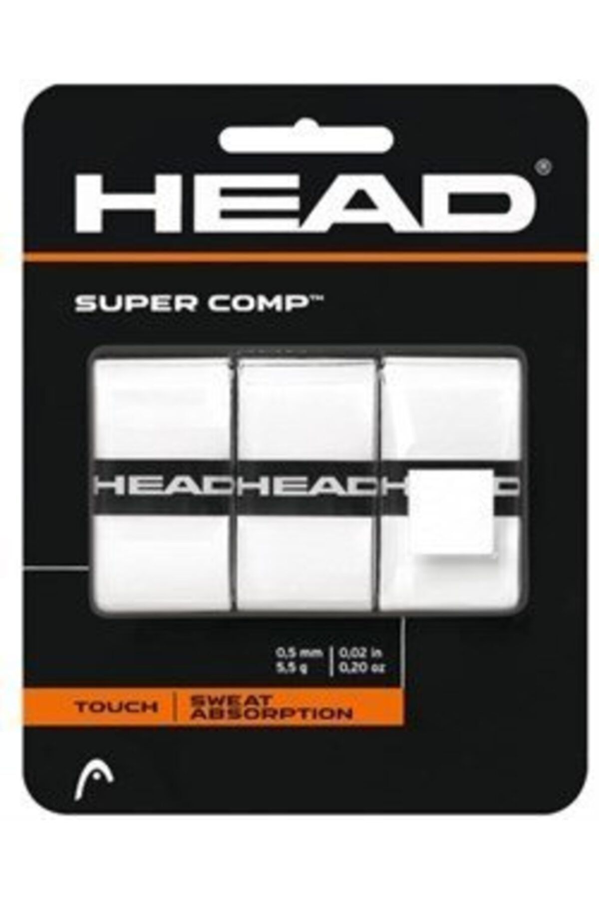 Head Super Comp 3'lü Tenis Gribi Beyaz