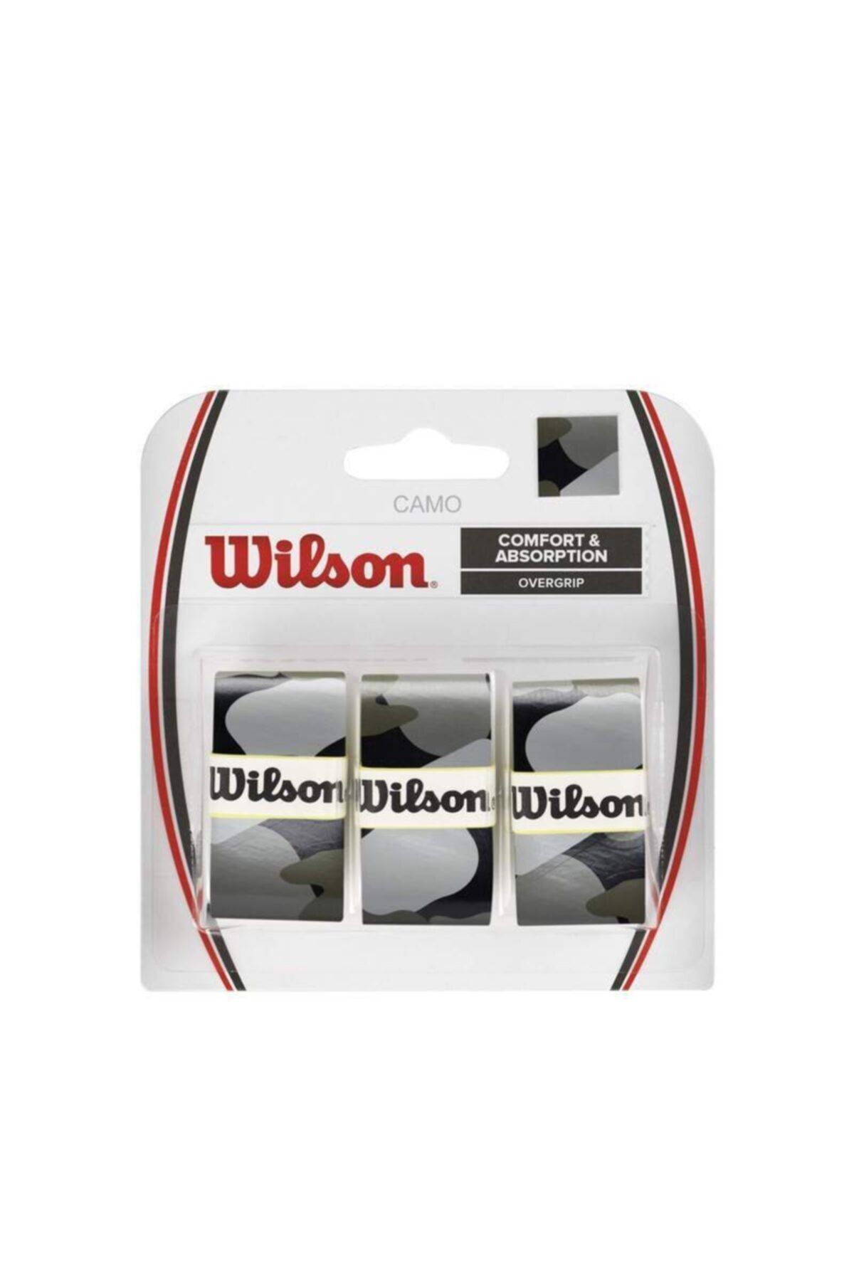 Wilson Pro Comfort Camo Siyah 3'lü Tenis Gribi Wrz470830