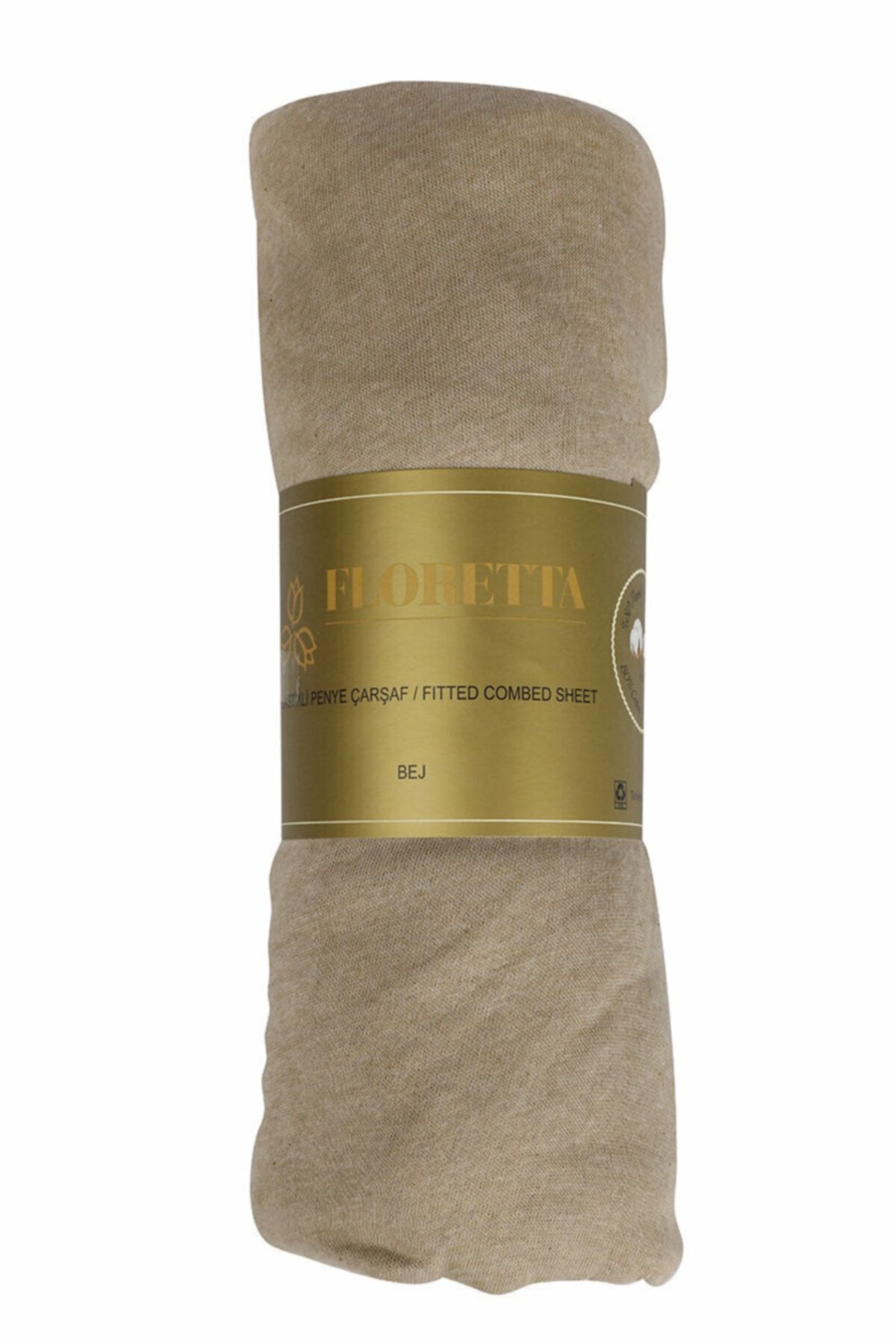 FLORETTA Lastikli Fitted Penye Çarşaf 180x200+25