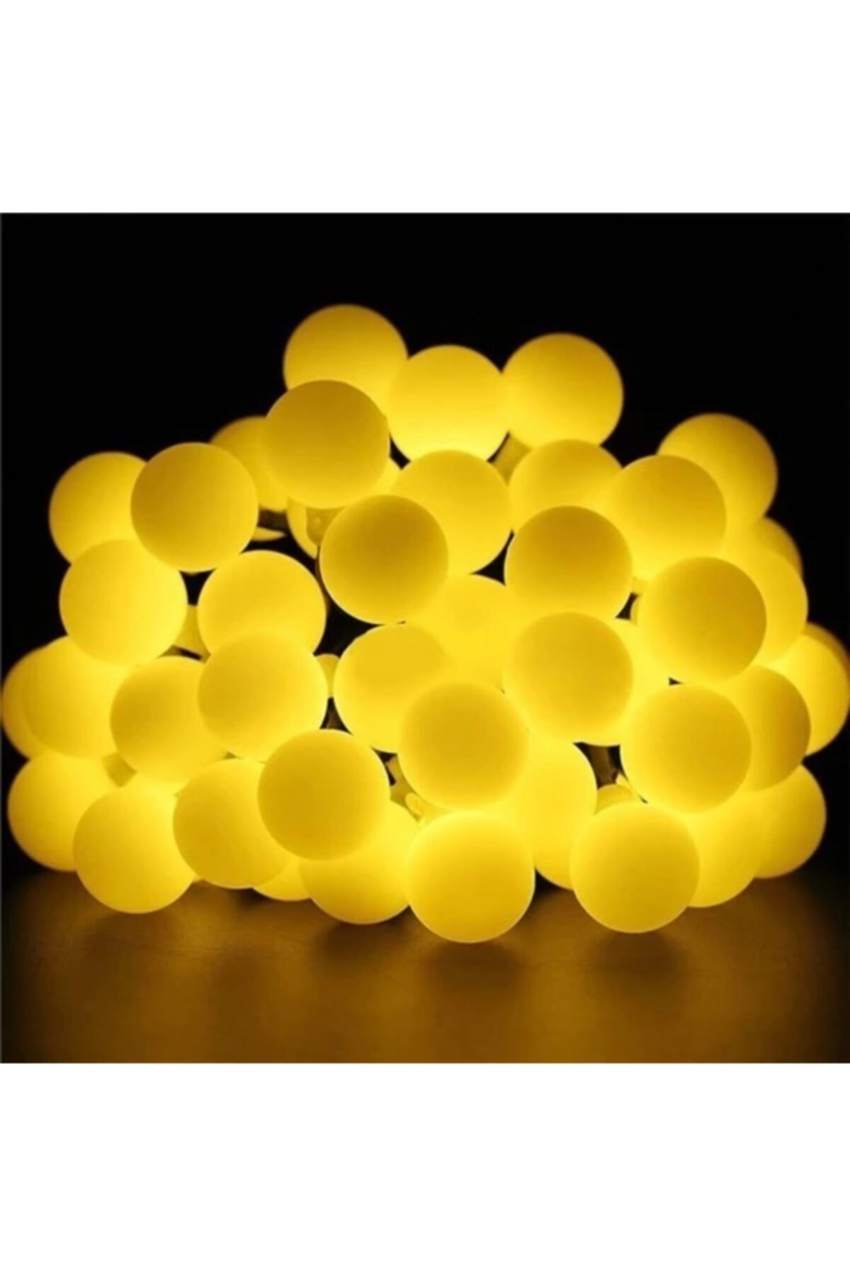 Schulzz Solar Su Geçirmez Güneş Enerjili 8 Mod 50 Led Dış Bahçe Aydınlatması Gün Işığı - 5m
