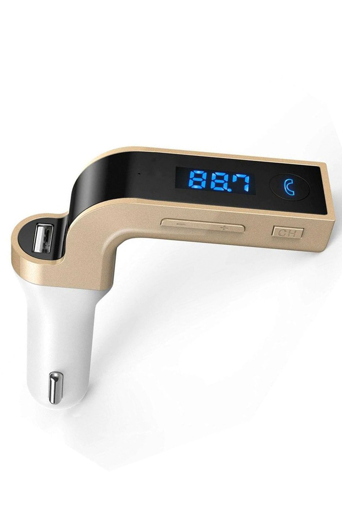 NOYİSKA Xiaomi Uyumlu Fm Transmitter Oto Çakmaklık Şarj Usb Girişli Araç Bluetooth Mp3 Çalar