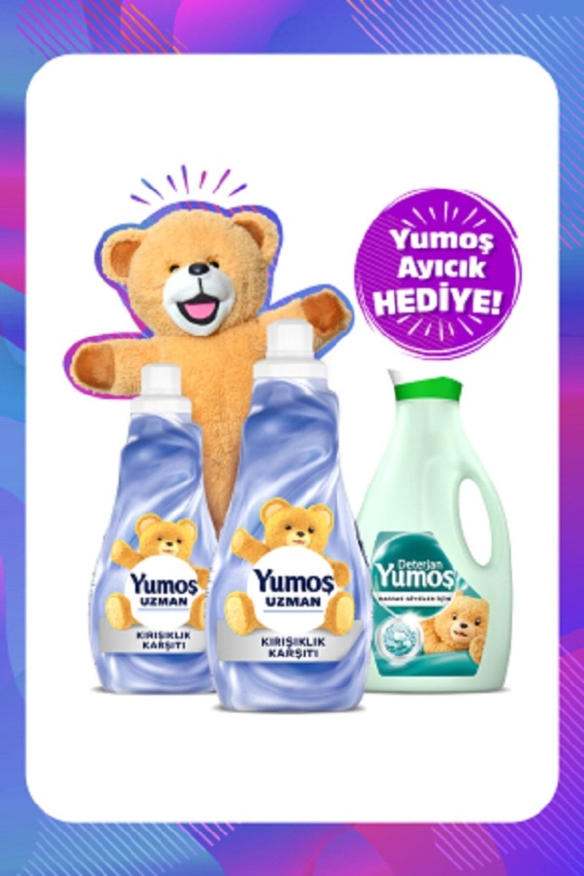 Yumoş Uzman Kırışıklık Karşıtı Konsantre Yumuşatıcı 1200 ml X2 Hassas Giysiler Deterjan 2520 ml