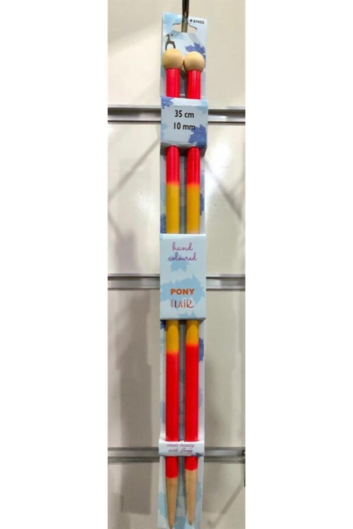 Pony 35 Cm El Boyama Akçaağaç Şiş 10 Mm