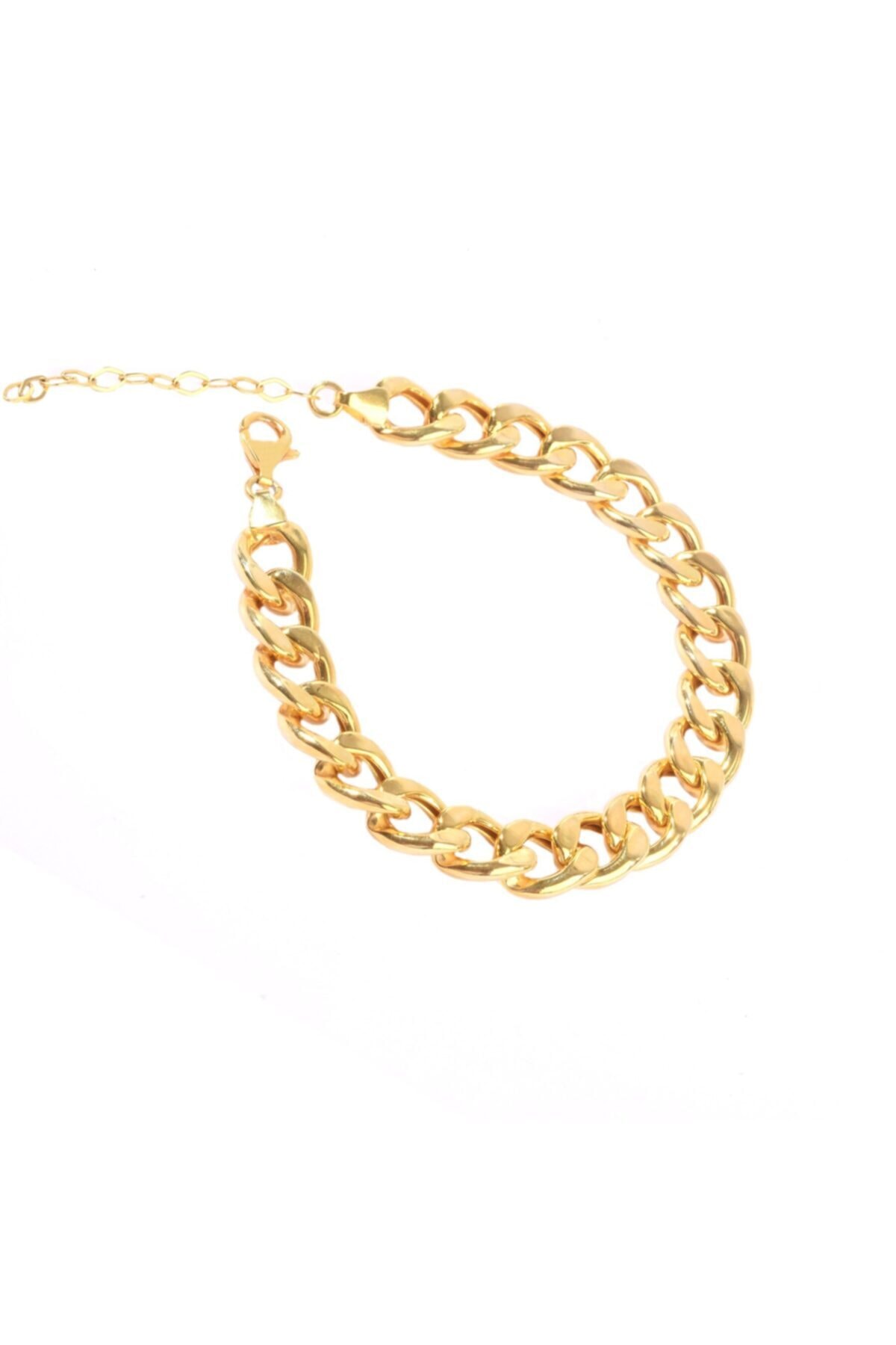 Som Gümüş & Tesbih 925 Ayar Gümüş Gurmet Zincir Halhal