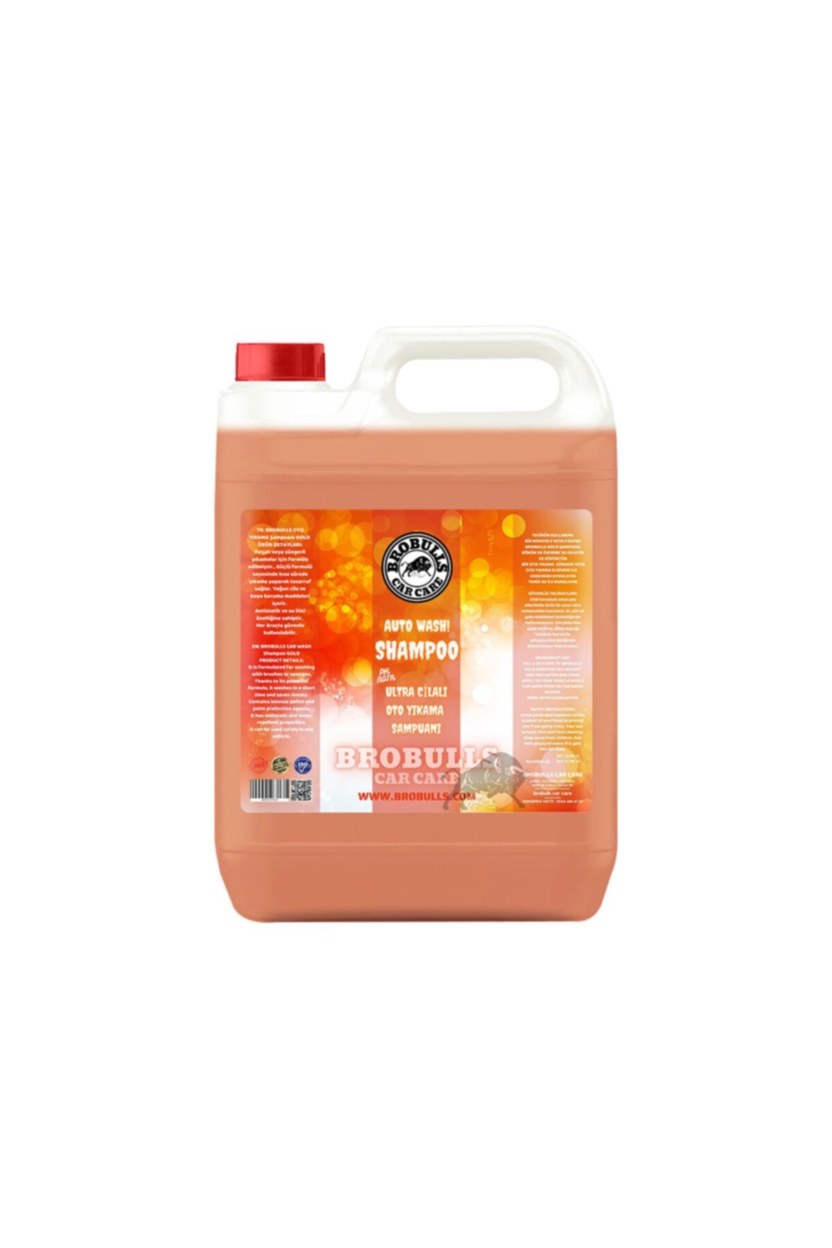 BROBULLS CAR CARE -ultra Cilalı Oto Yıkama Şampuanı 5lt.