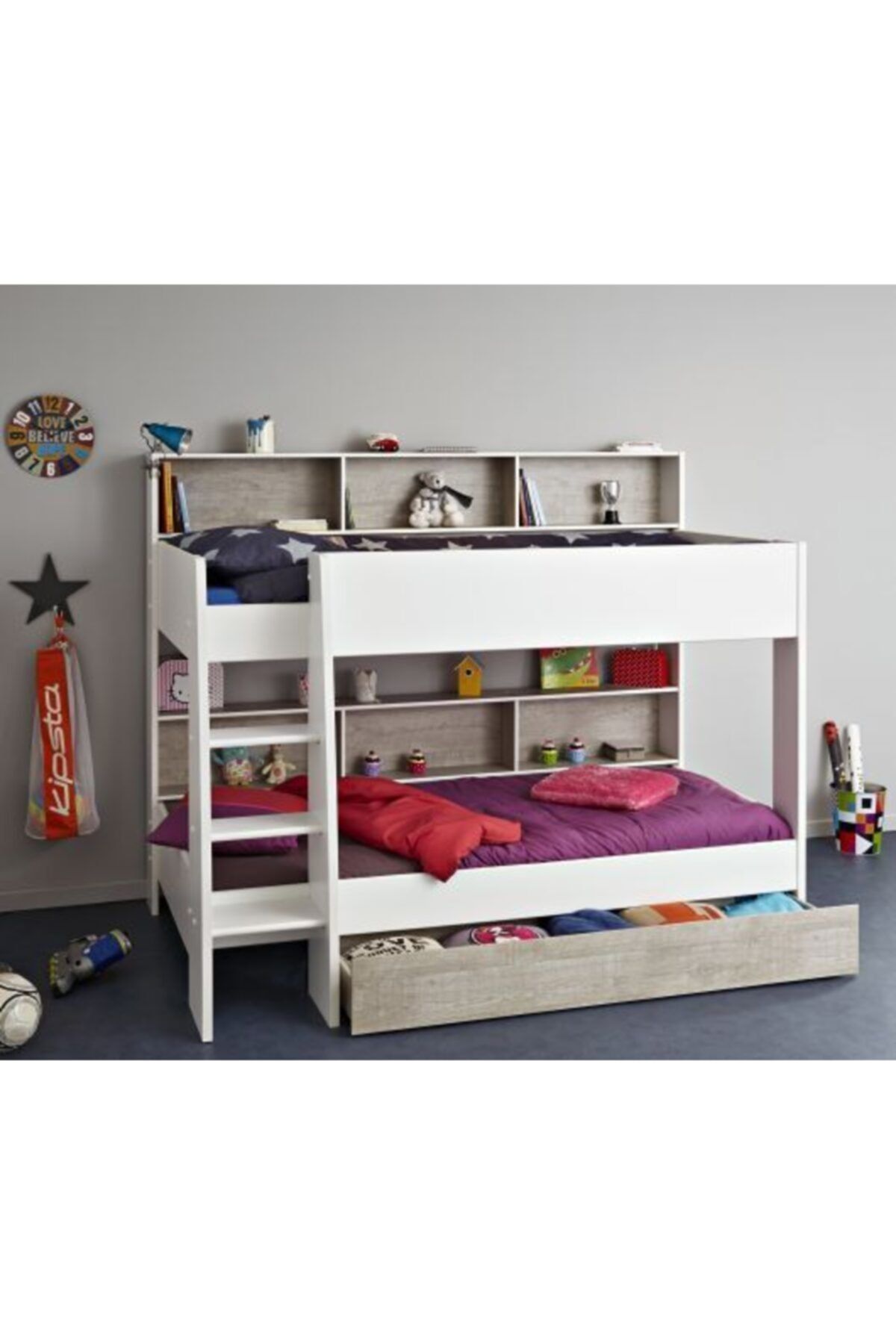 MEDEFE HOME Tamamı 1. Sınıf Mdf, X6 Yavrulu Ranza (90*190)