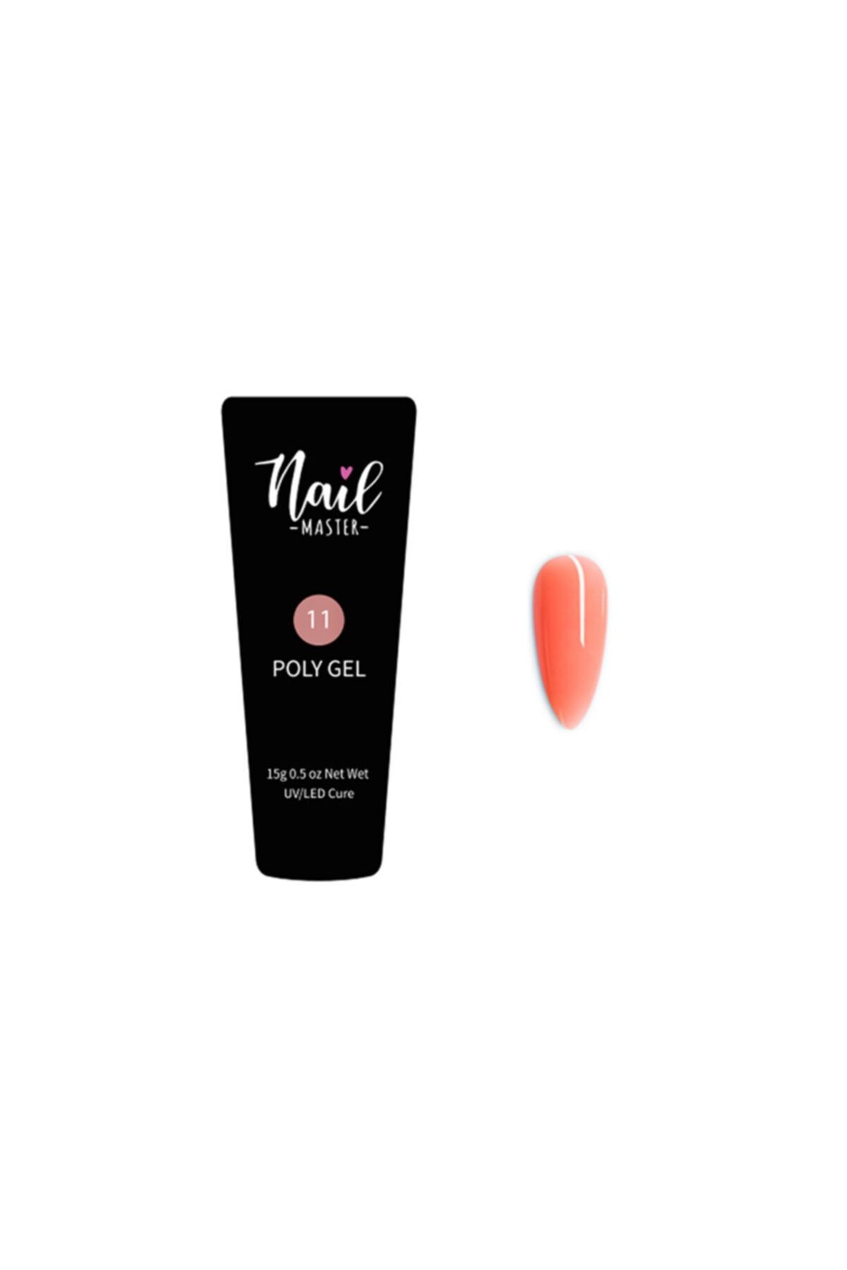 Nail Master Poly Gel (poly Jel) 15ml Hızlı Tırnak Uzatma-11