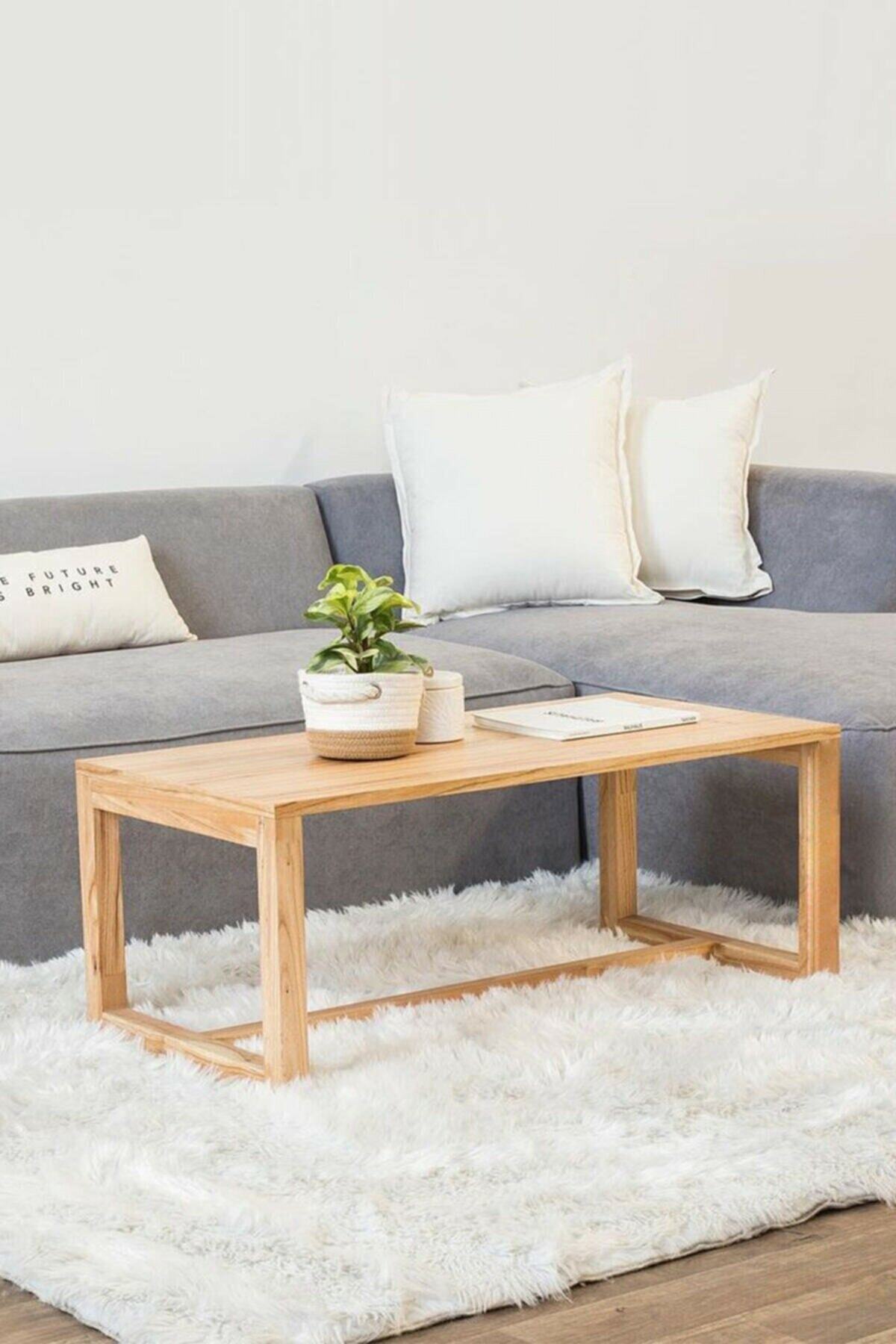 The BEST Shopping Ahşap Orta Sehpa Masif Çam