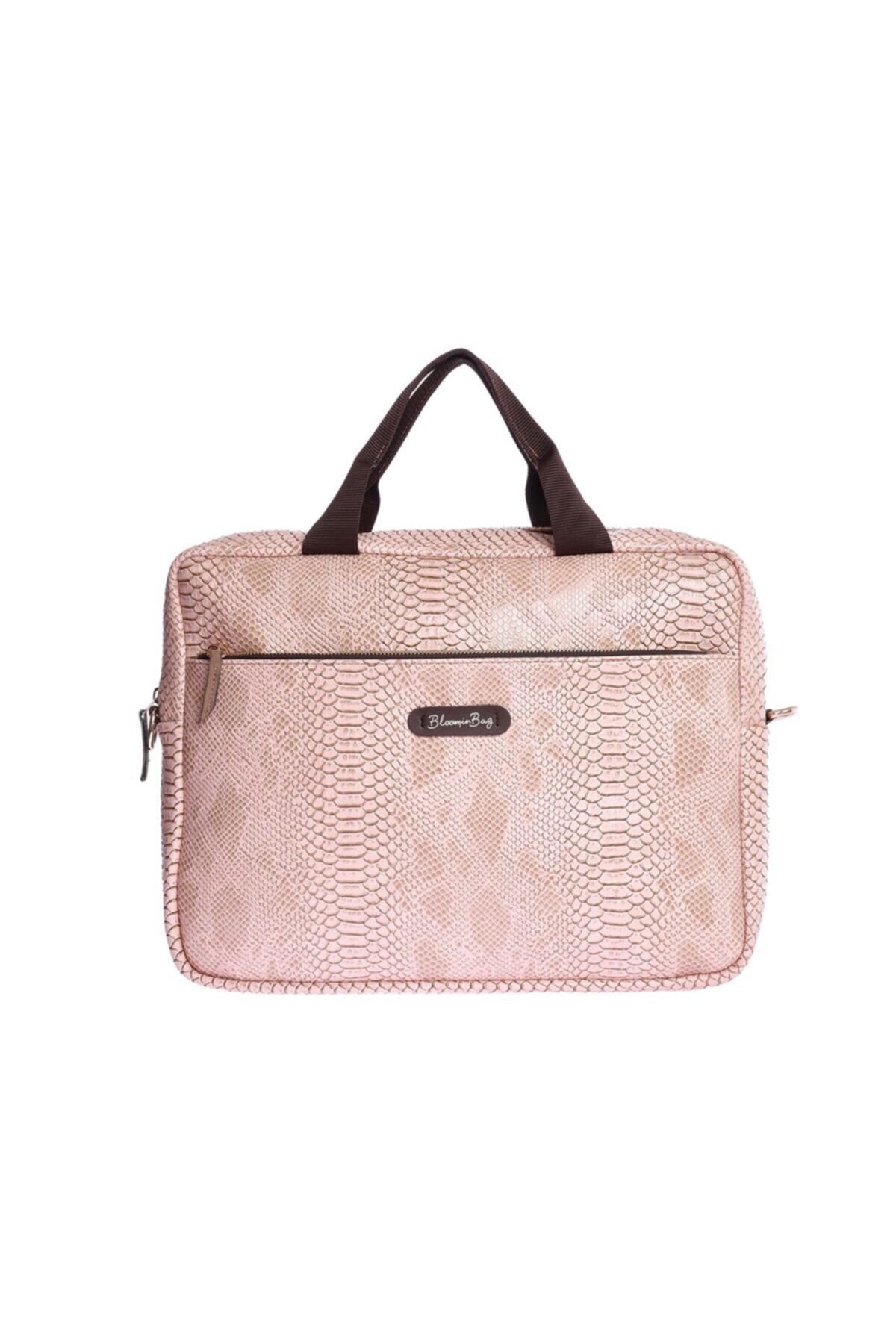BloominBag Pitonic Nature Pudra 15.6 Inch Macbook / Laptop Çantası