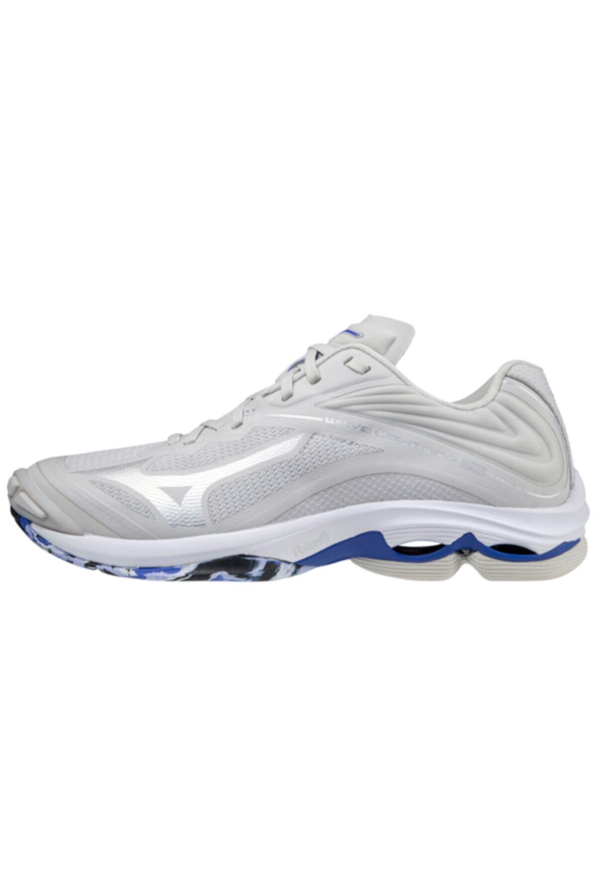 MIZUNO Wave Lightning Z6 Unisex Voleybol Ayakkabısı Gri