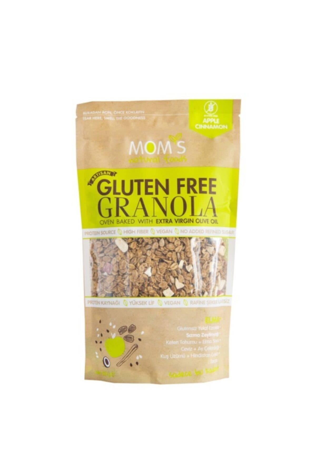 Mom's Granola Glutensiz Elmalı - 300 gr
