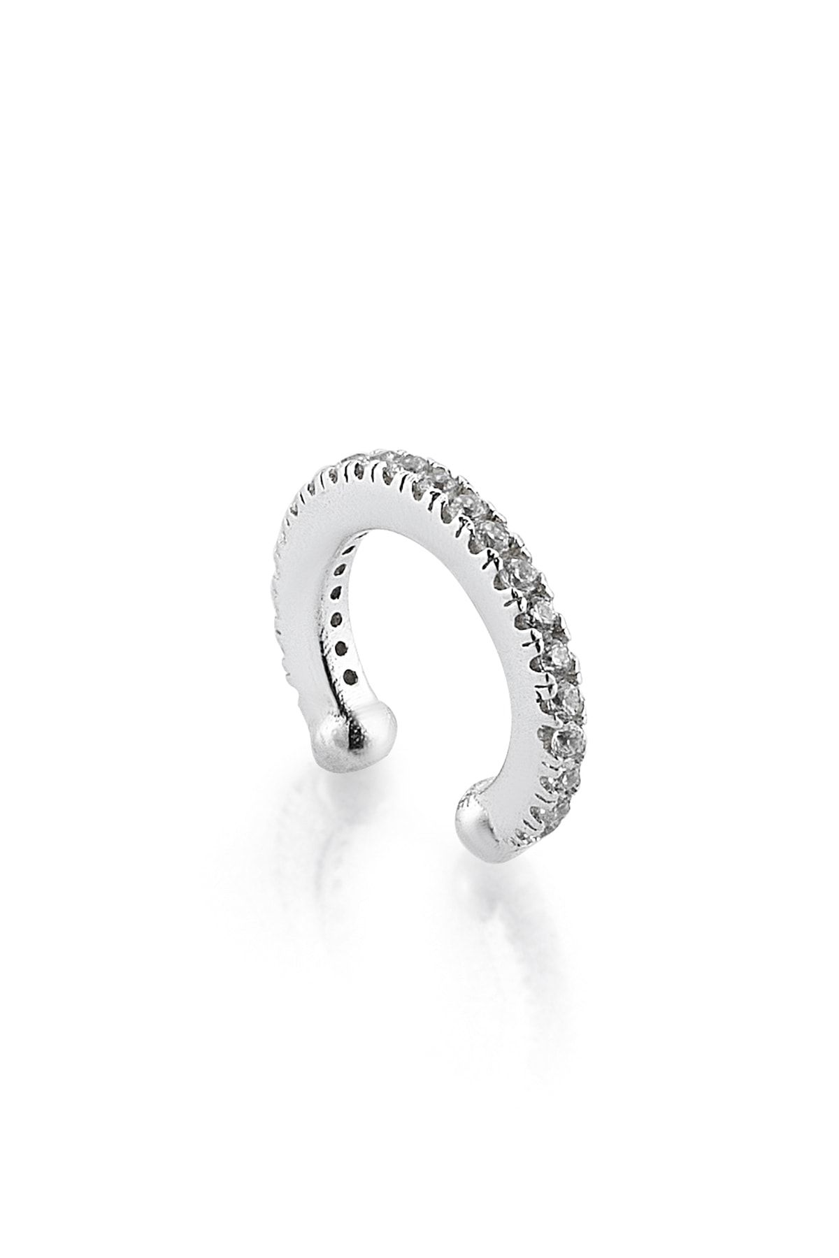 Asetua Studio Tina Rodyum Kaplama Ear Cuff Küpe